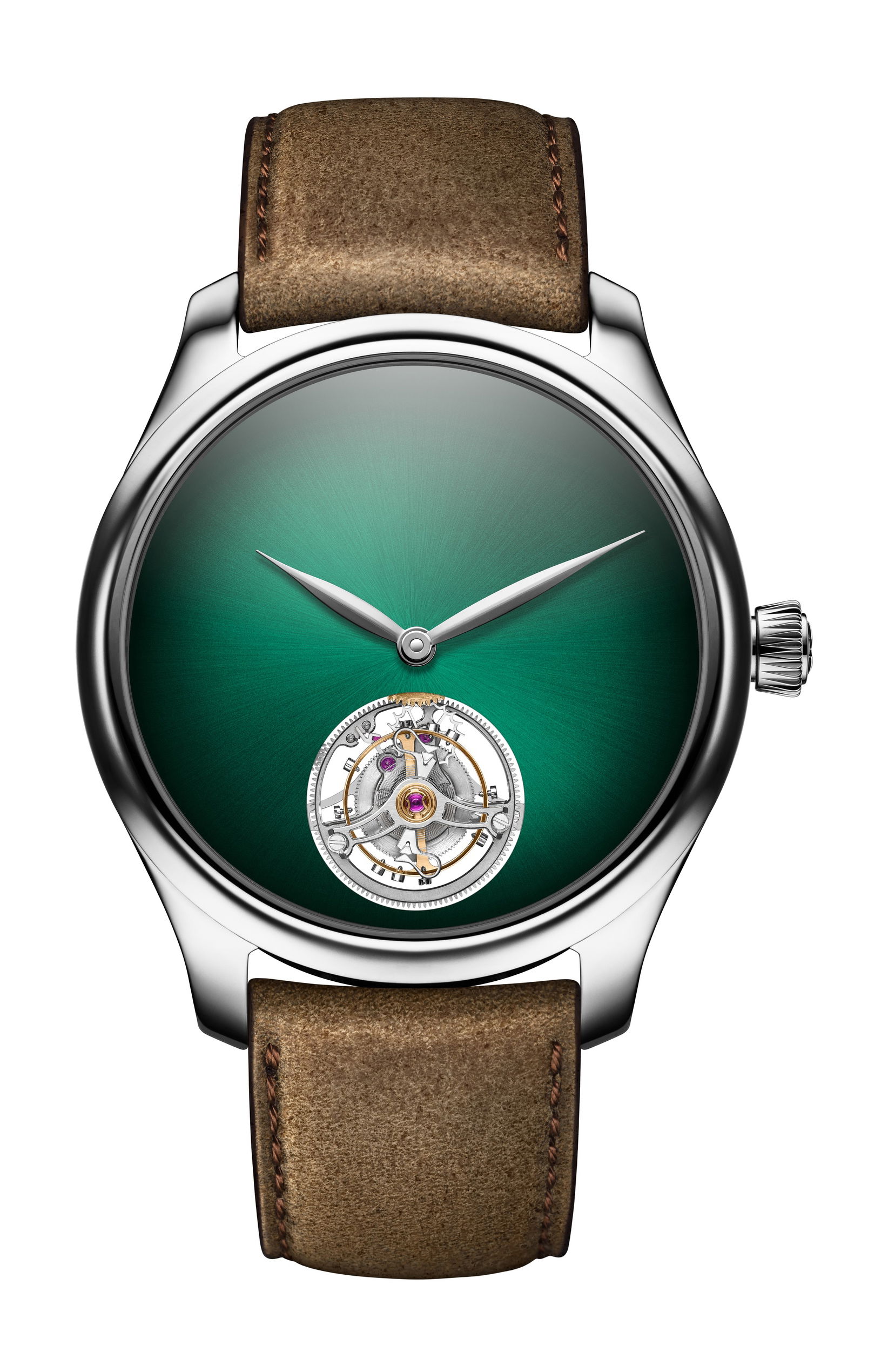 H. Moser & Cie Endeavour Tourbillon luxury timepiece - detailed view