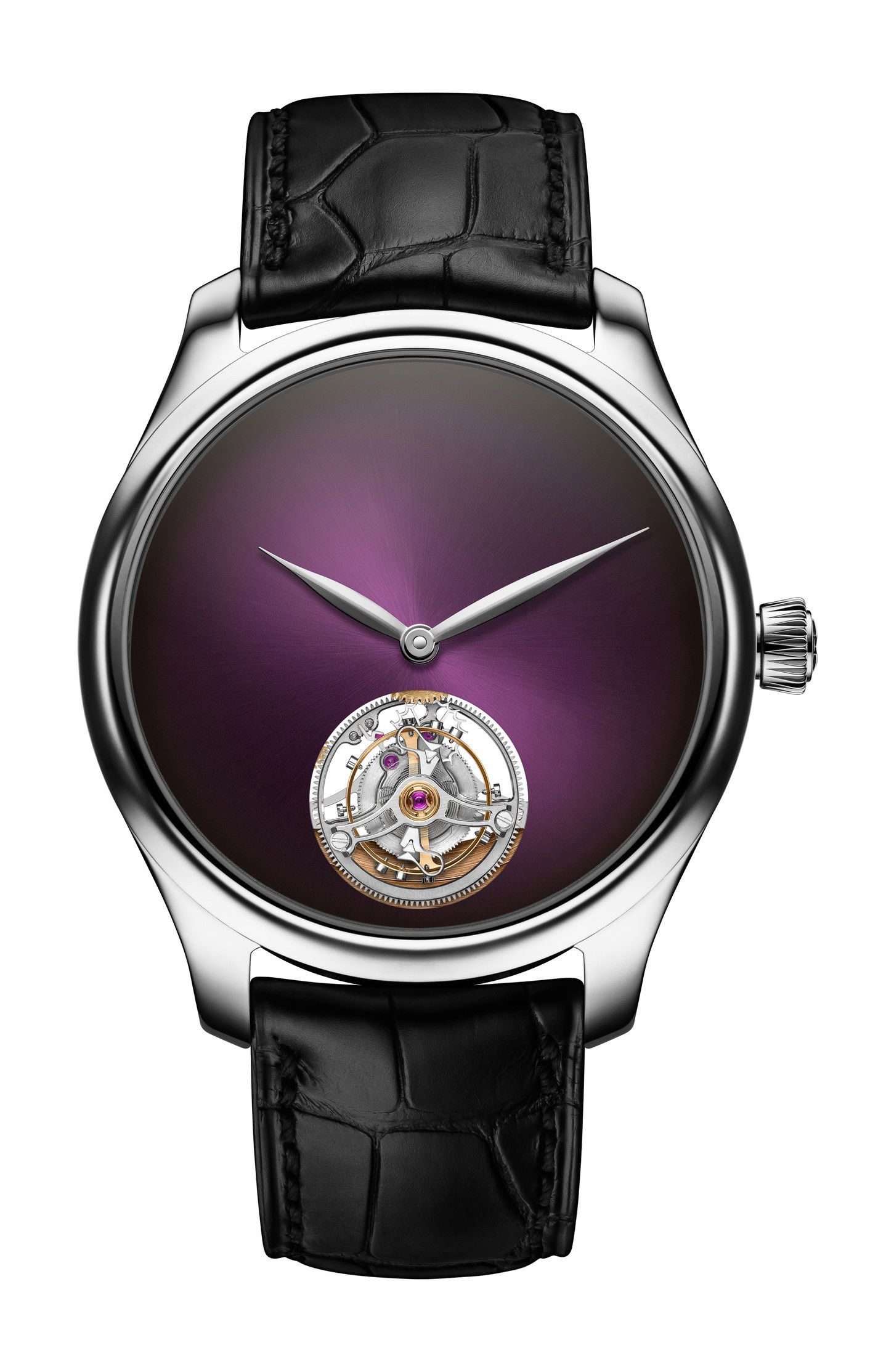 H. Moser & Cie Endeavour Tourbillon Concept luxury timepiece - detailed view