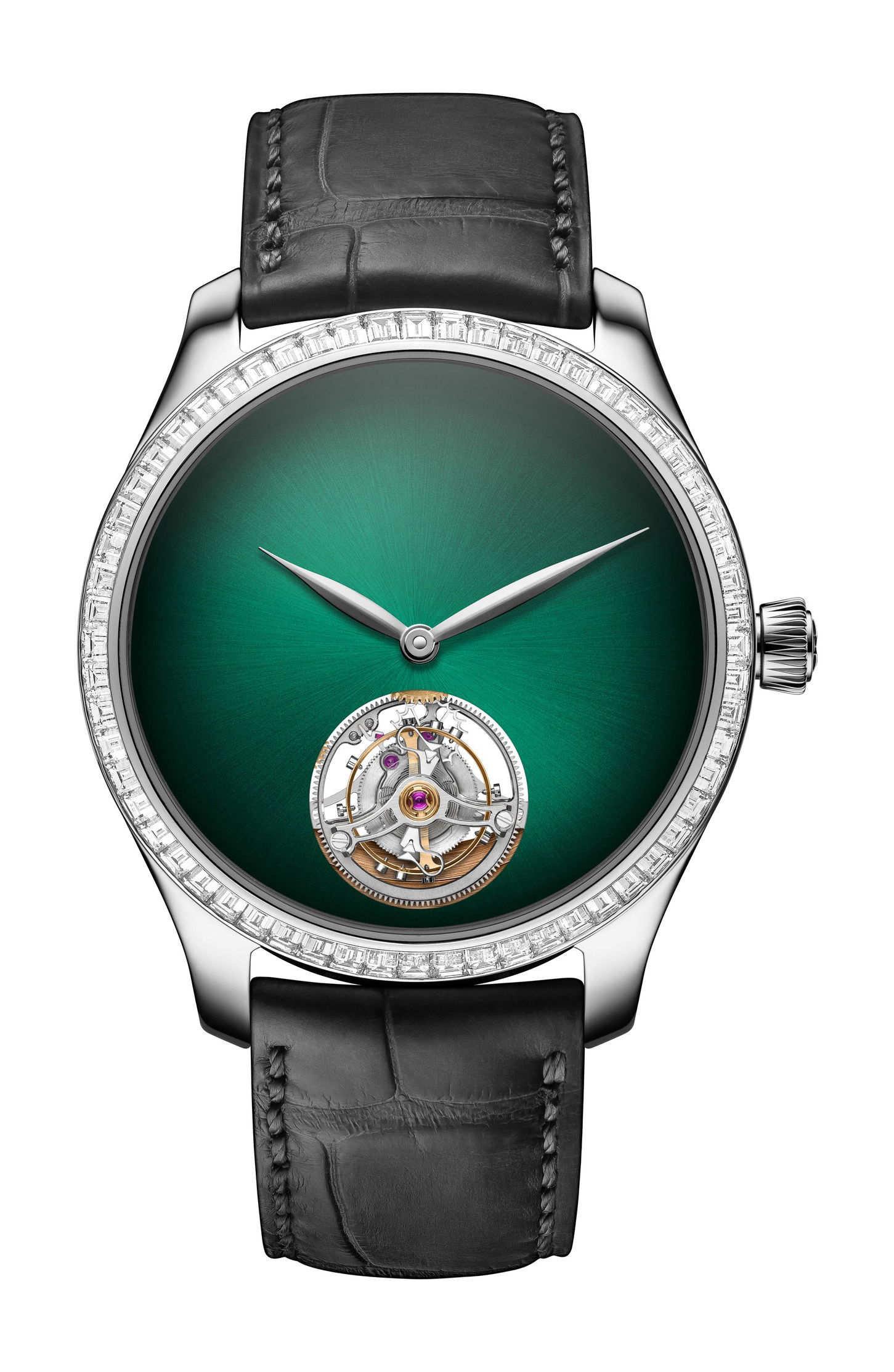 H. Moser & Cie Endeavour Tourbillon Concept luxury timepiece - detailed view