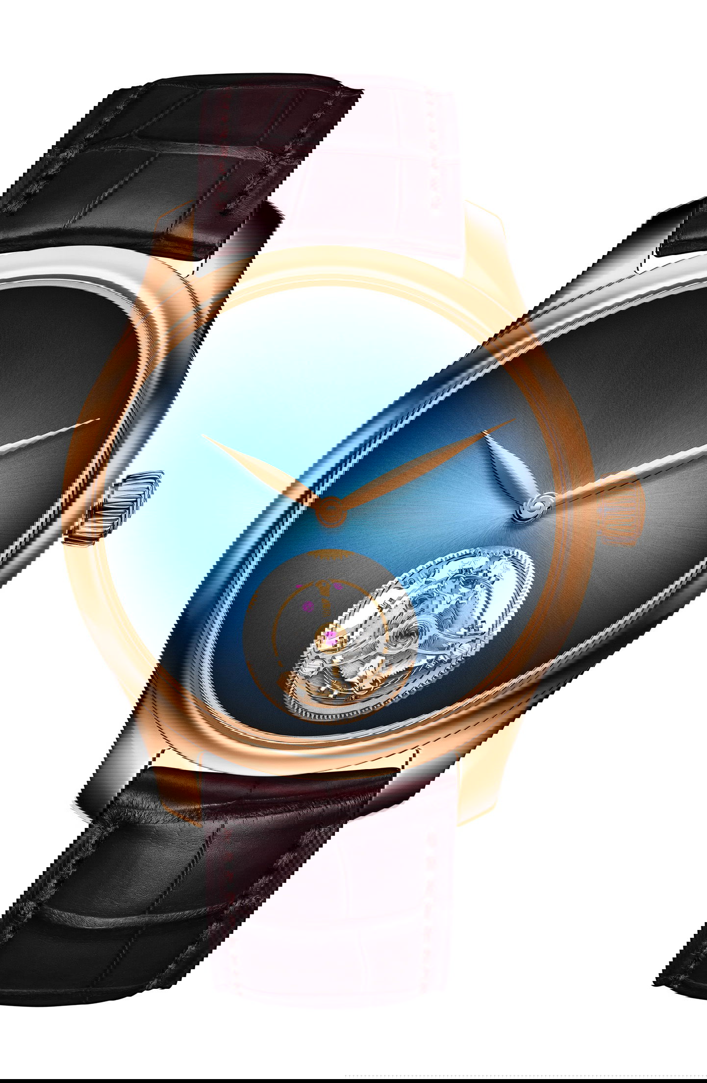 H. Moser & Cie Endeavour Tourbillon Concept luxury timepiece - detailed view