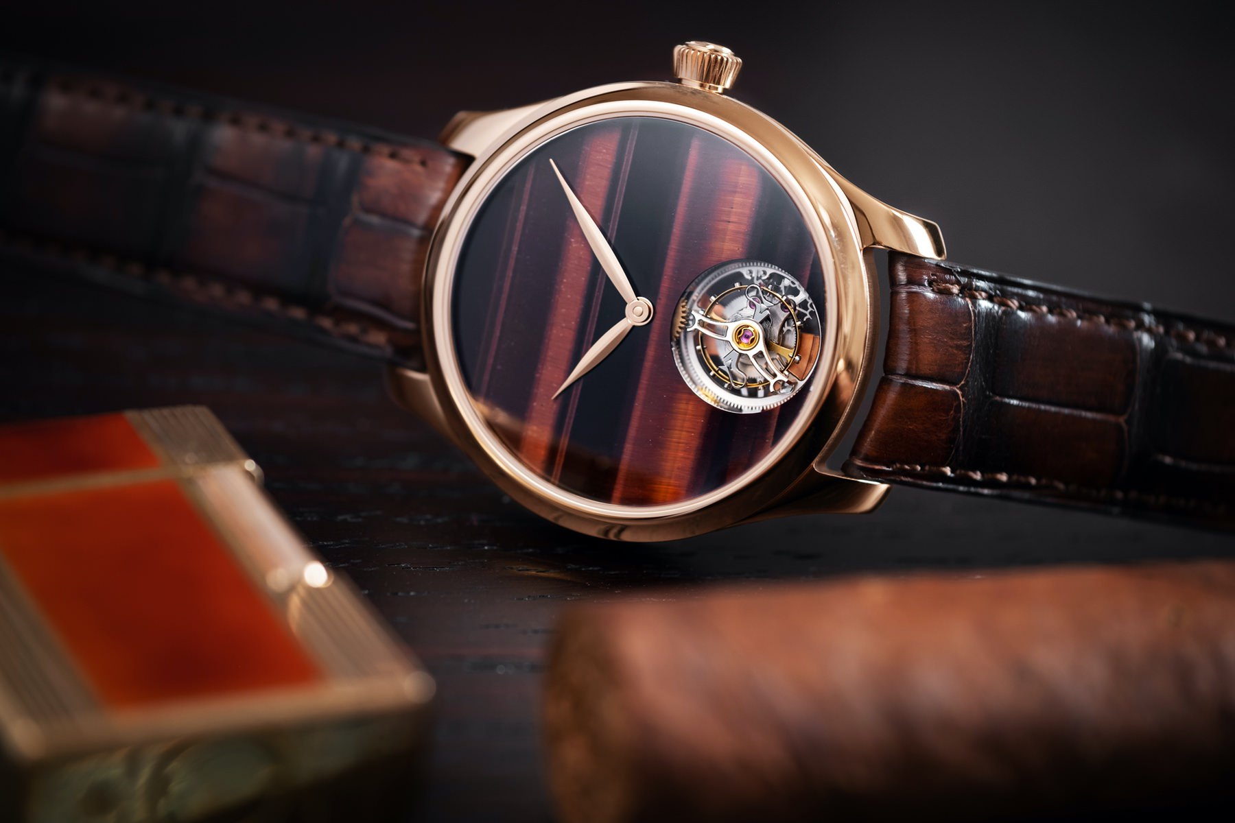 H. Moser & Cie Endeavour Tourbillon Concept Tiger’s Eye - View 3
