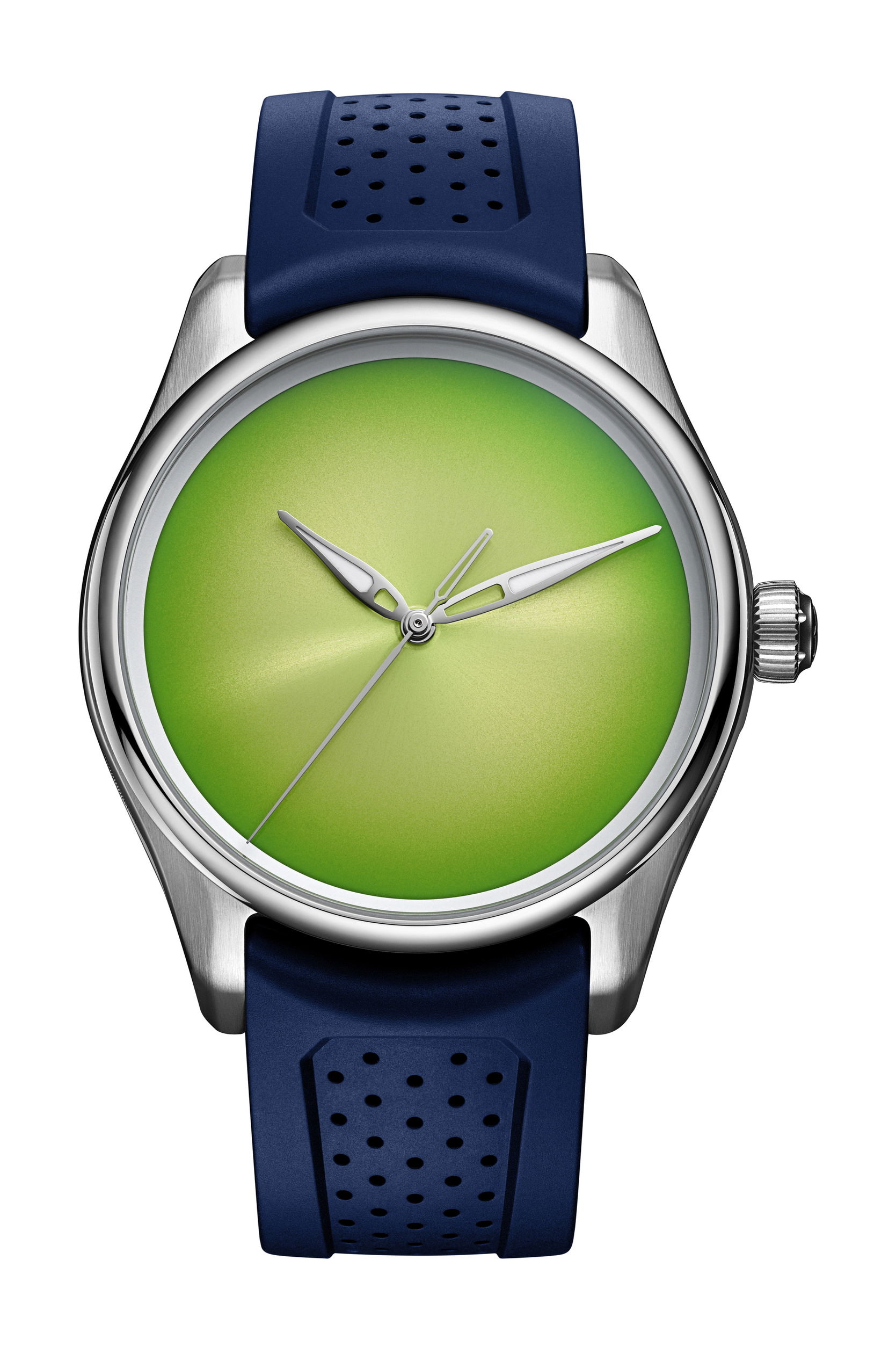 H. Moser & Cie Pioneer Centre Seconds Concept Citrus Green luxury timepiece - detailed view