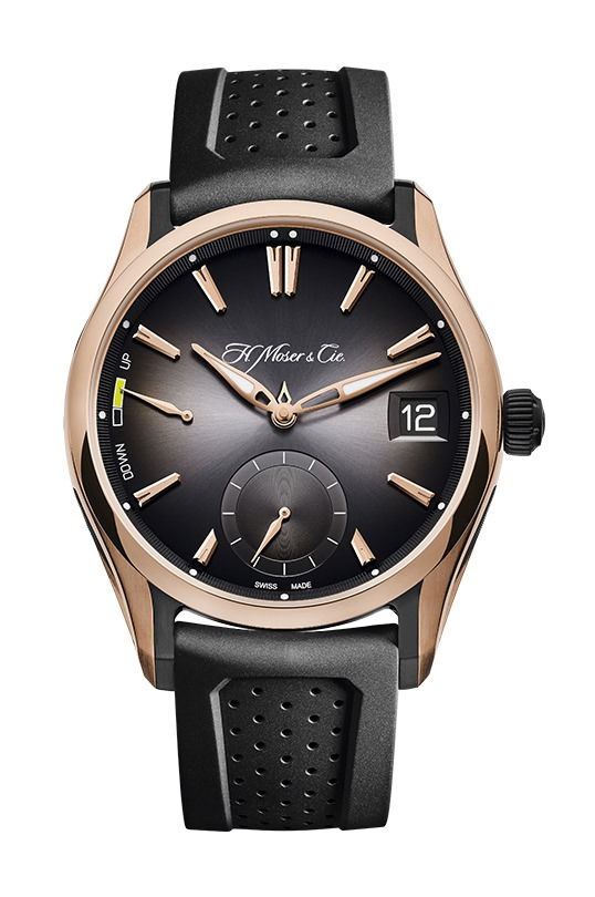 H. Moser & Cie Pioneer Perpetual Calendar luxury timepiece - detailed view