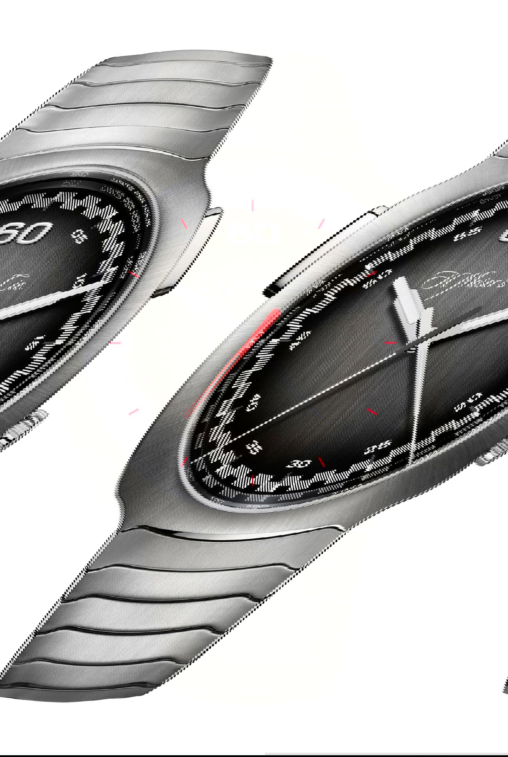 H. Moser & Cie Streamliner Flyback Chronograph Automatic luxury timepiece - detailed view
