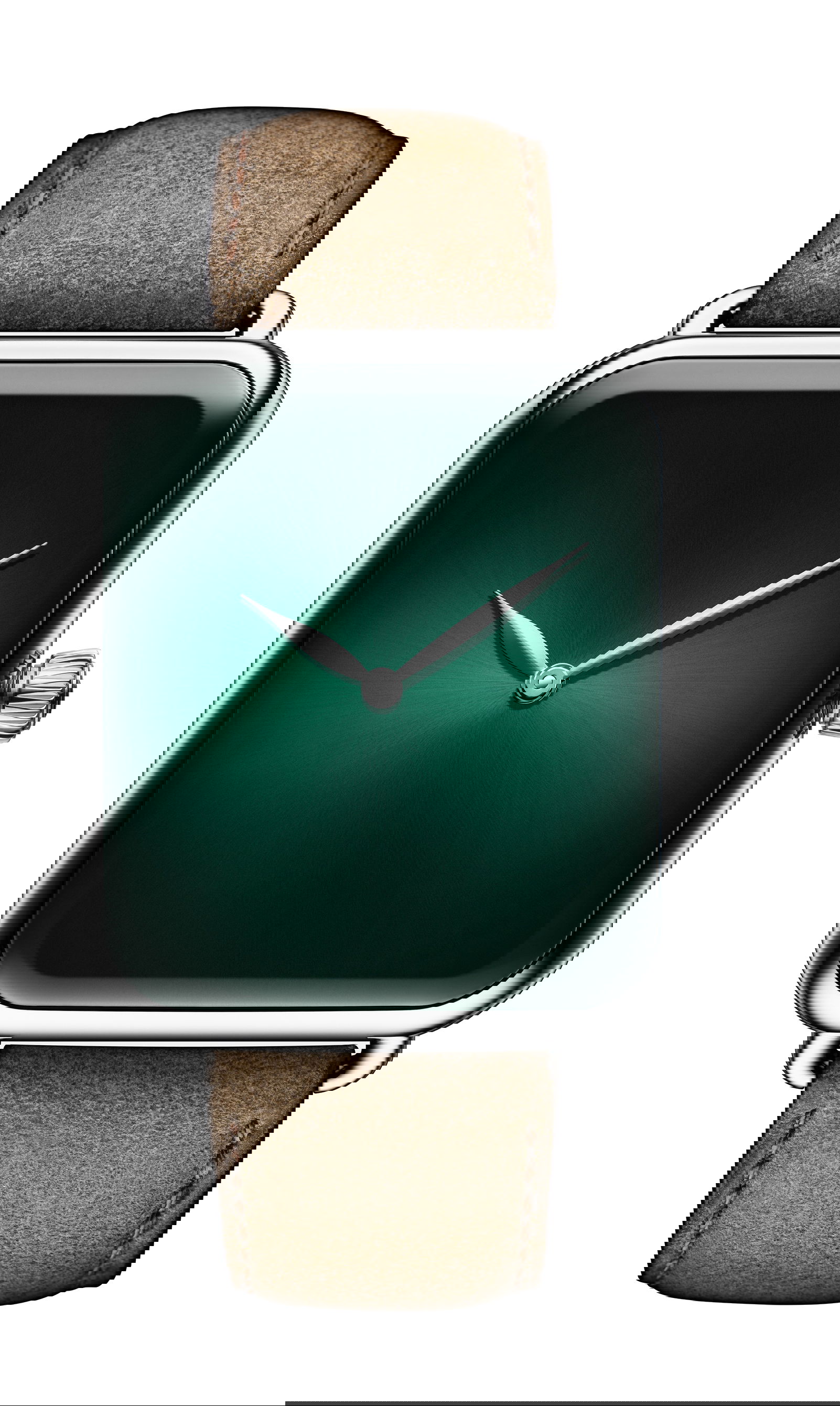 H. Moser & Cie Swiss Alp Watch Concept Cosmic Green luxury timepiece - detailed view