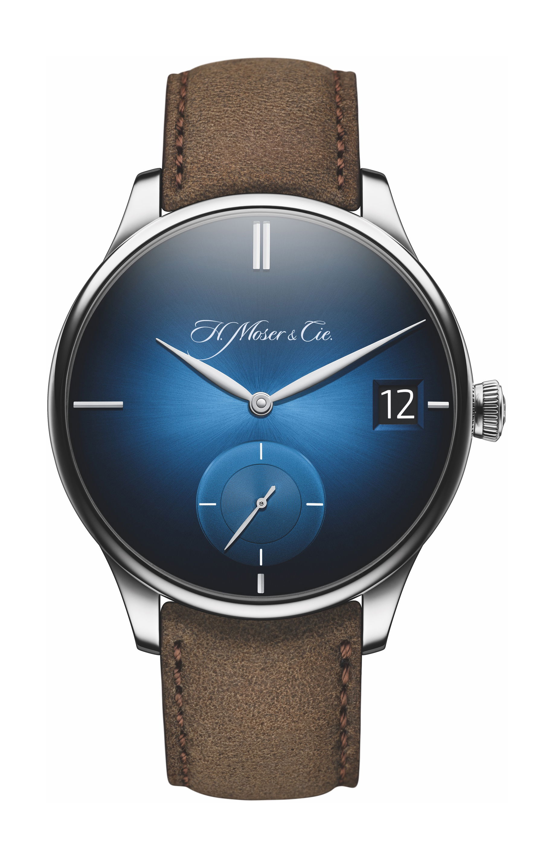 H. Moser & Cie Venturer Big Date luxury timepiece - detailed view