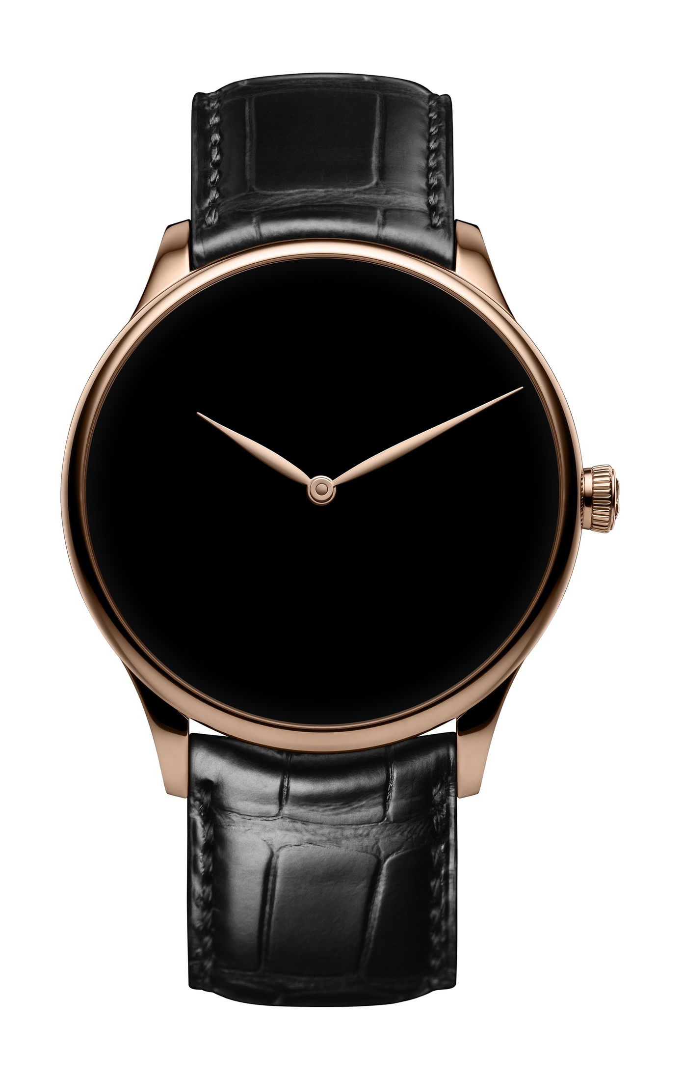H. Moser & Cie Venturer Concept Vantablack® luxury timepiece - detailed view