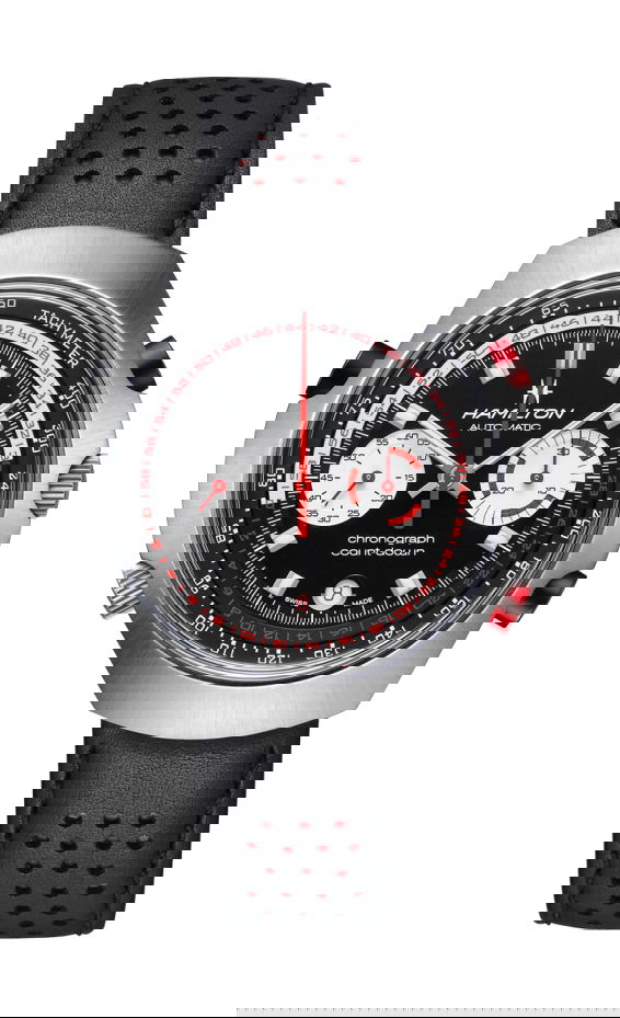 Hamilton American Classic Chrono-Matic 50 Auto Chrono luxury timepiece - detailed view