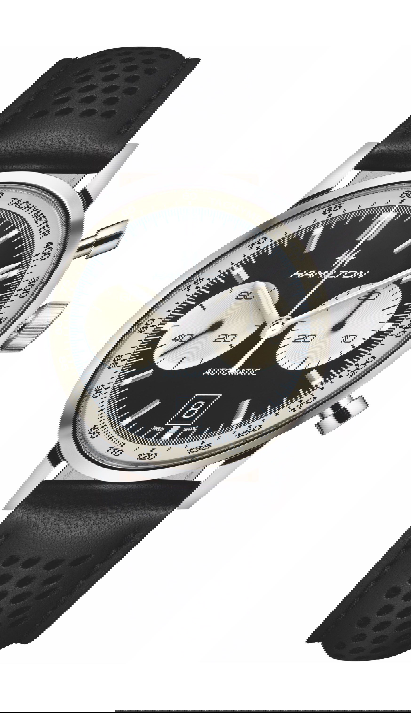 Hamilton American Classic Intra-Matic 68 Auto chrono Edition Limitée luxury timepiece - detailed view