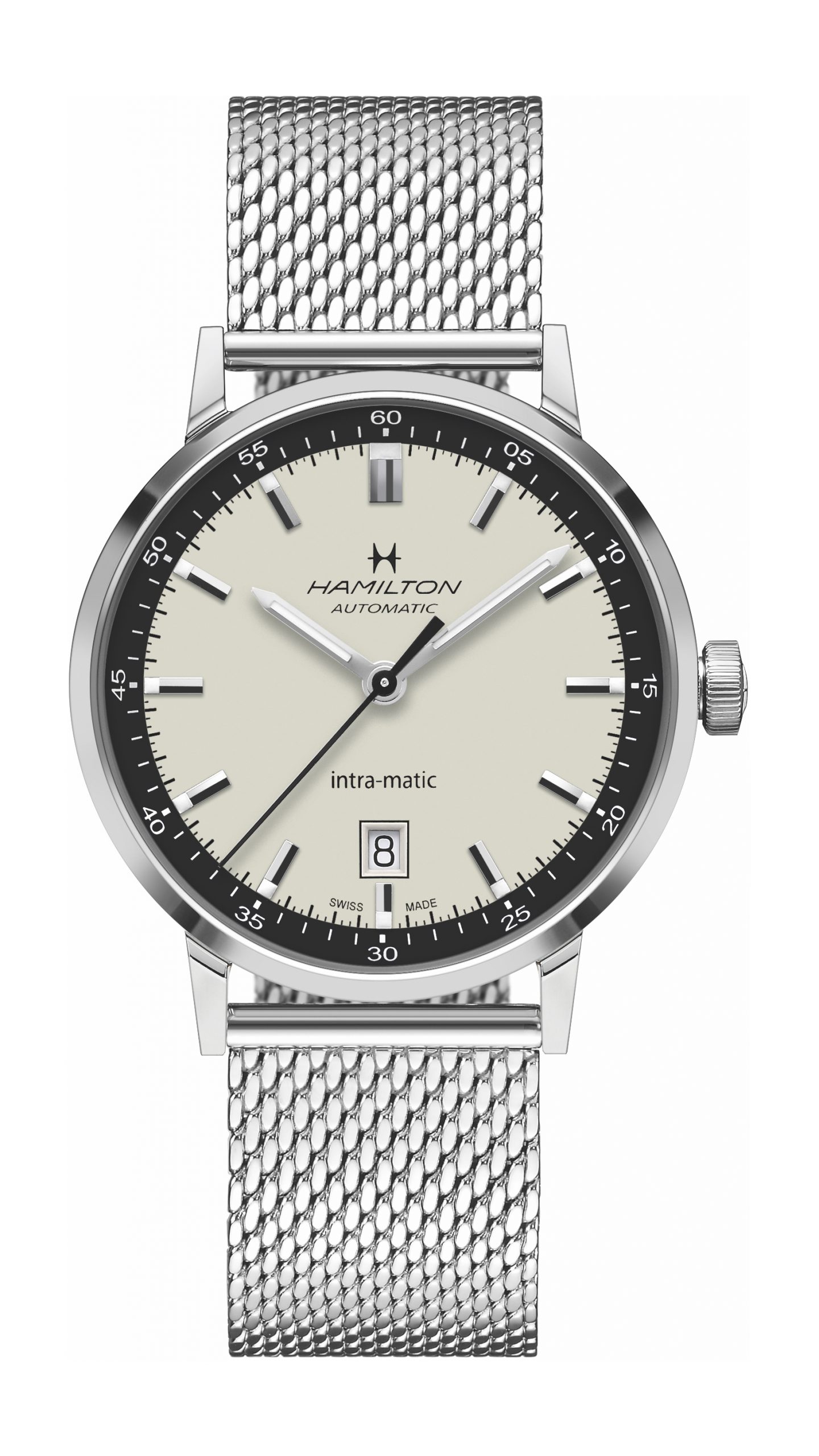 Hamilton American Classic Intra-Matic Auto luxury timepiece - detailed view