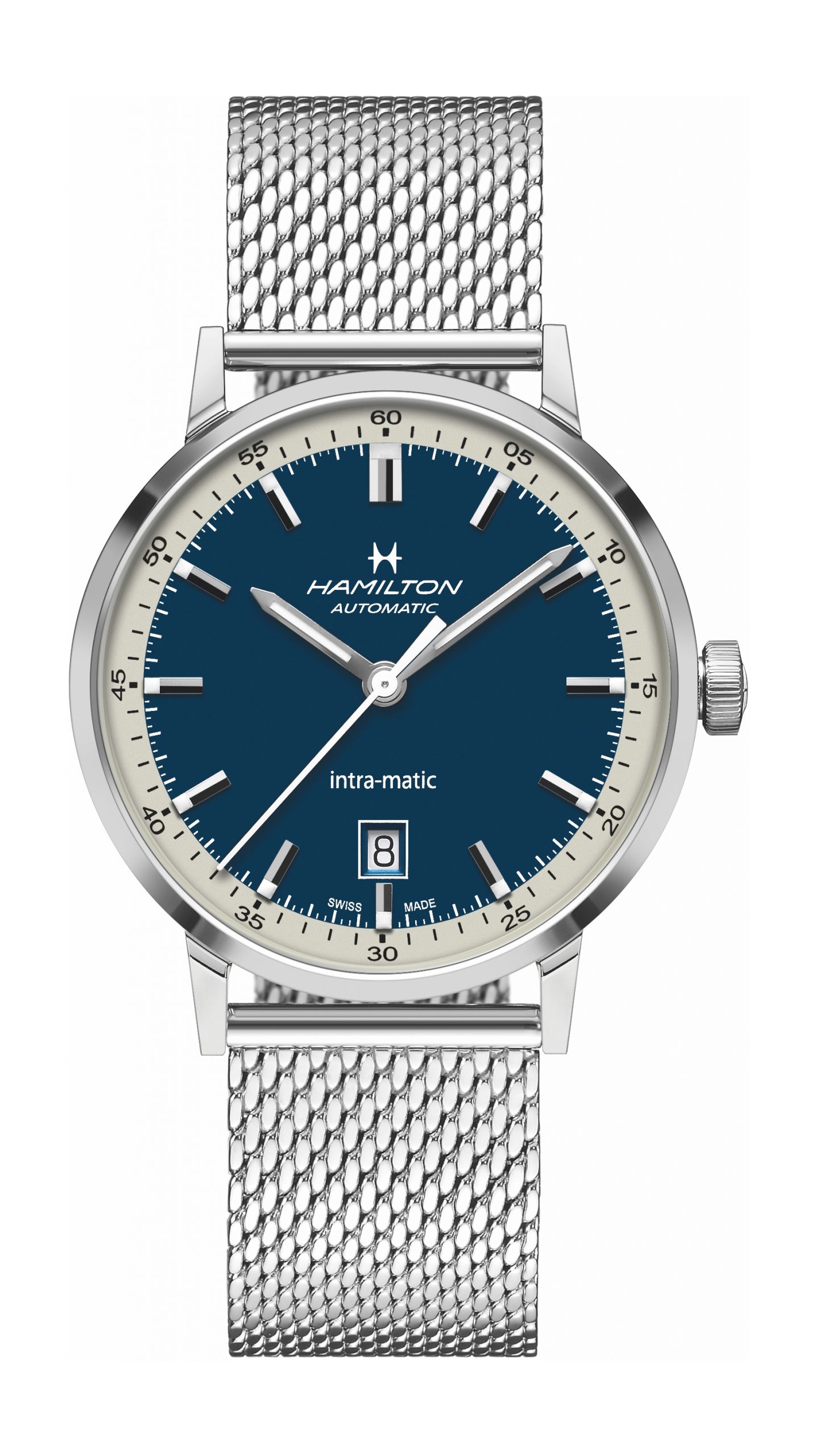 Hamilton American Classic Intra-Matic Auto luxury timepiece - detailed view