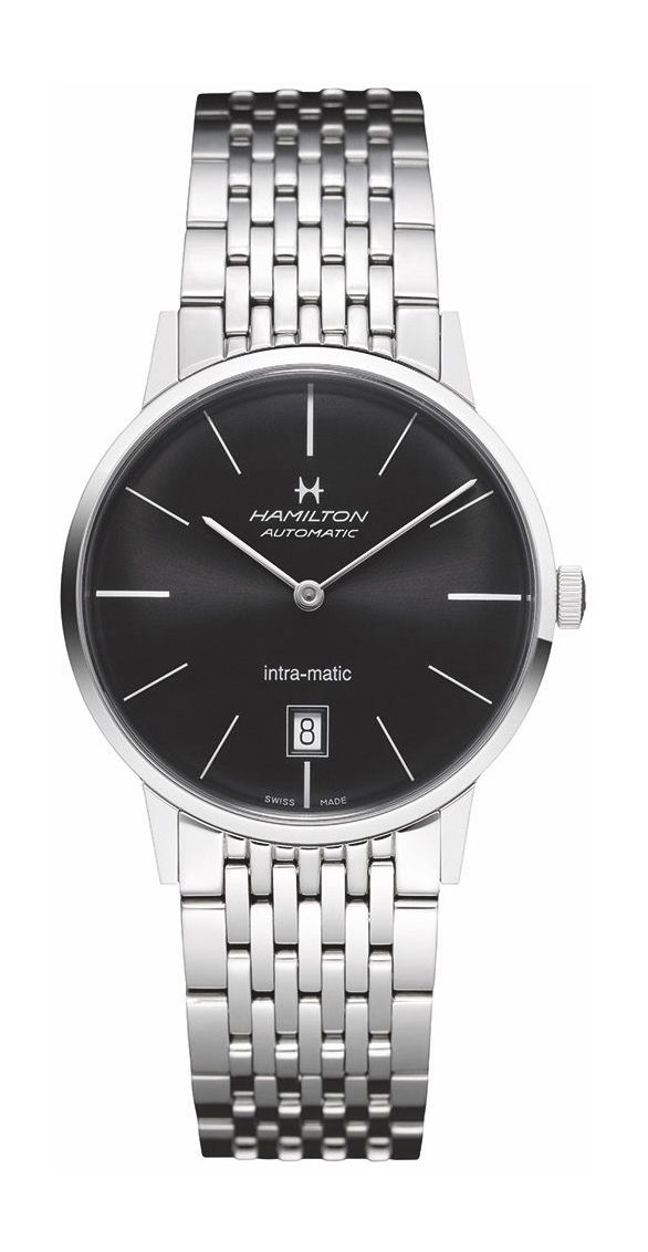 Hamilton American Classic Intra-matic Auto luxury timepiece - detailed view