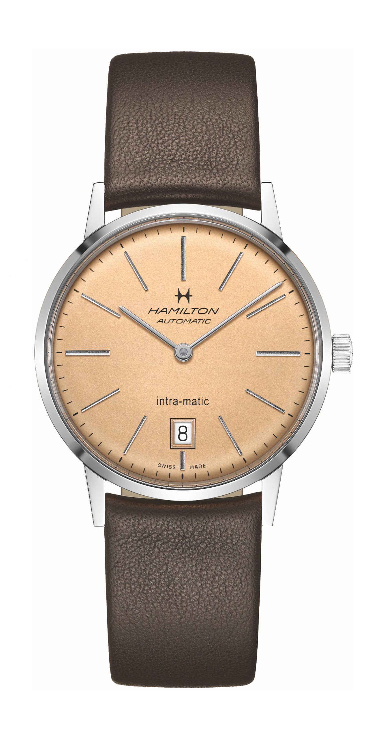 Hamilton American Classic Intra-Matic Auto luxury timepiece - detailed view