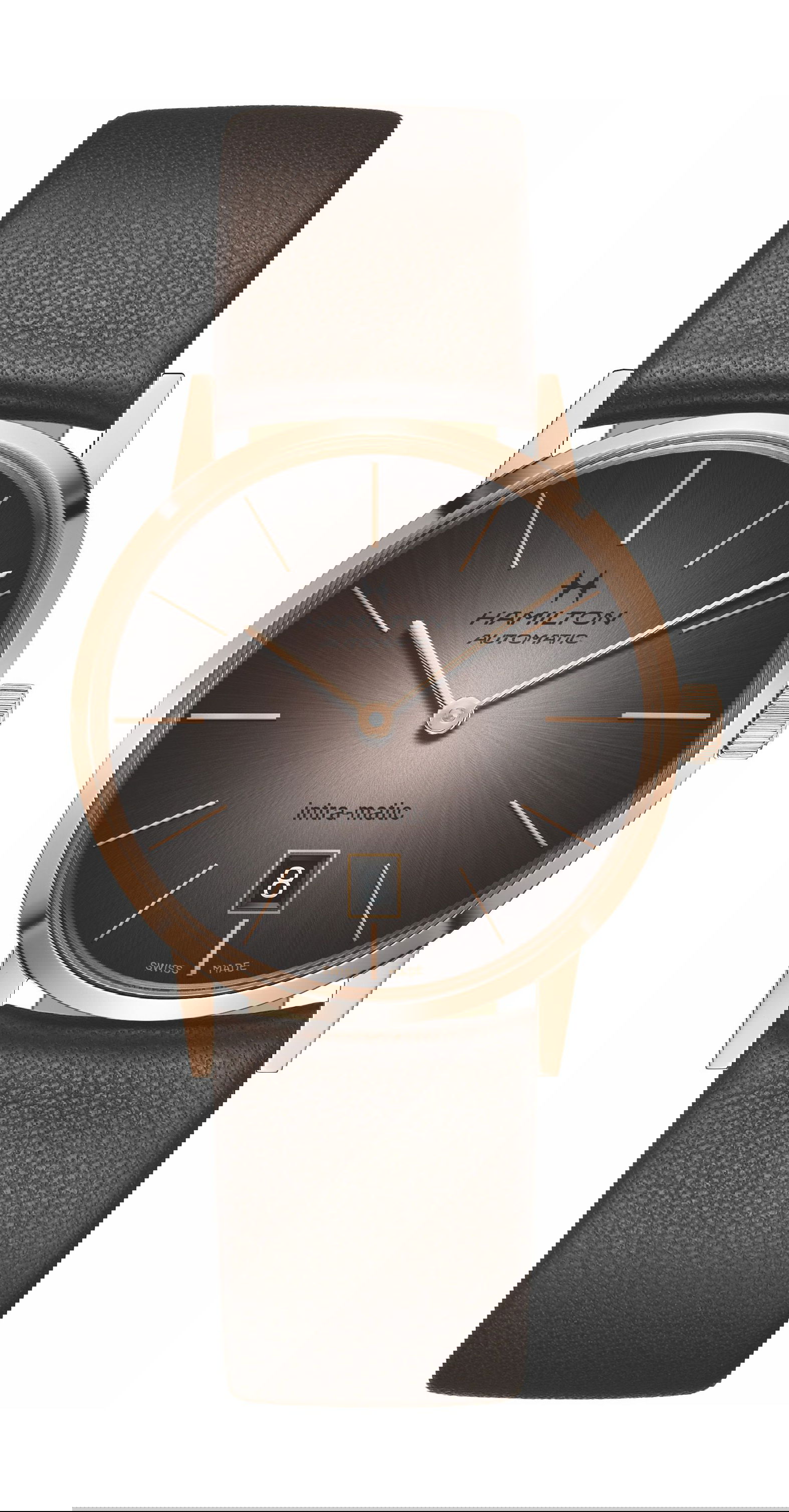 Hamilton American Classic Intra-Matic Auto luxury timepiece - detailed view