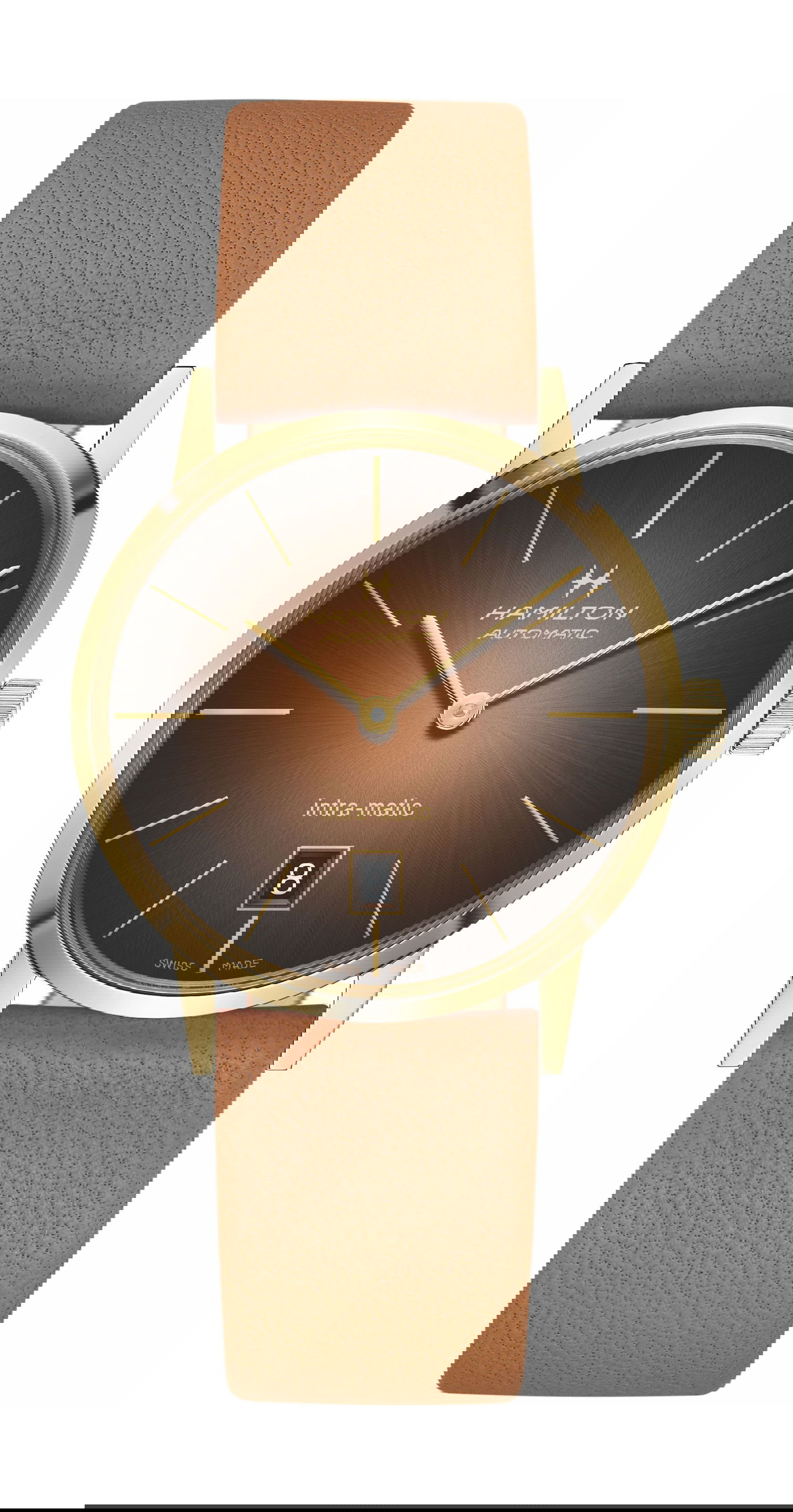 Hamilton American Classic Intra-Matic Auto luxury timepiece - detailed view