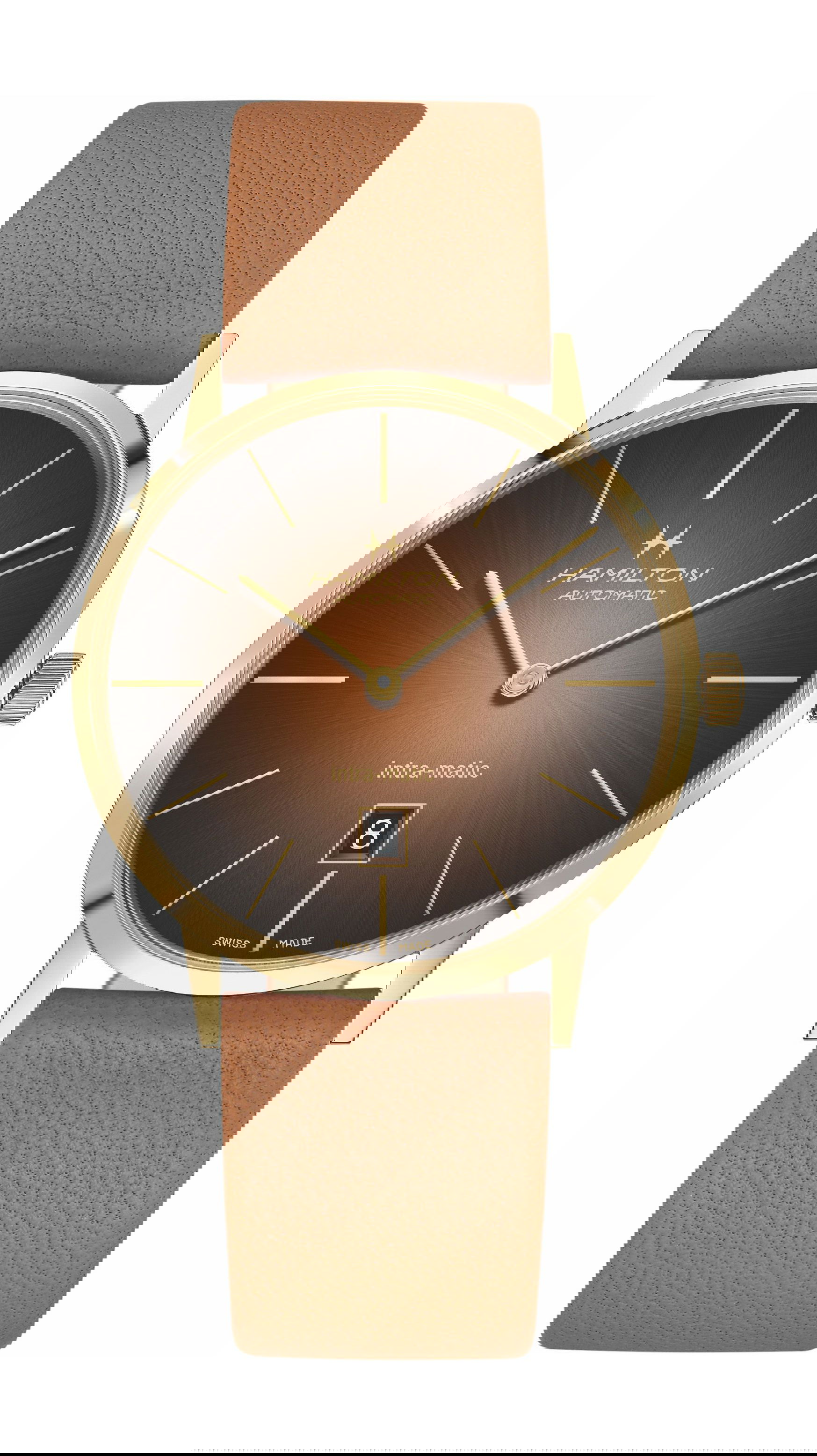 Hamilton American Classic Intra-Matic Auto luxury timepiece - detailed view