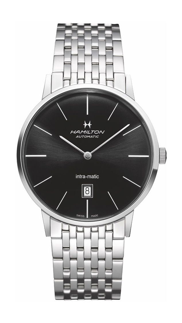 Hamilton American Classic Intra-matic Auto luxury timepiece - detailed view