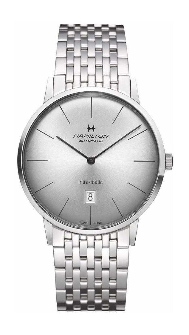 Hamilton American Classic Intra-matic Auto luxury timepiece - detailed view