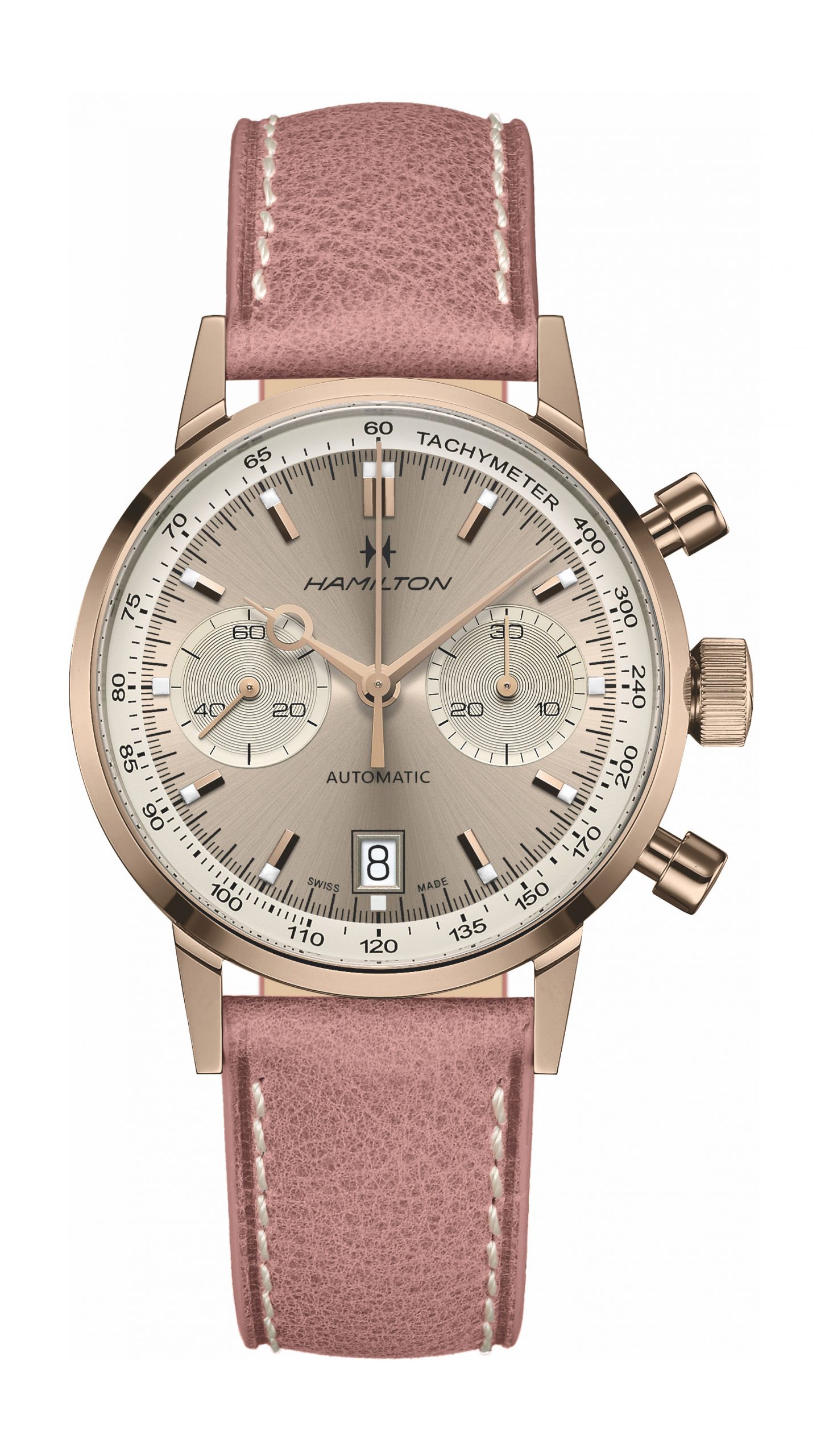 Hamilton American Classic Intra-Matic Automatic Chronograph – Janie Bryant luxury timepiece - detailed view