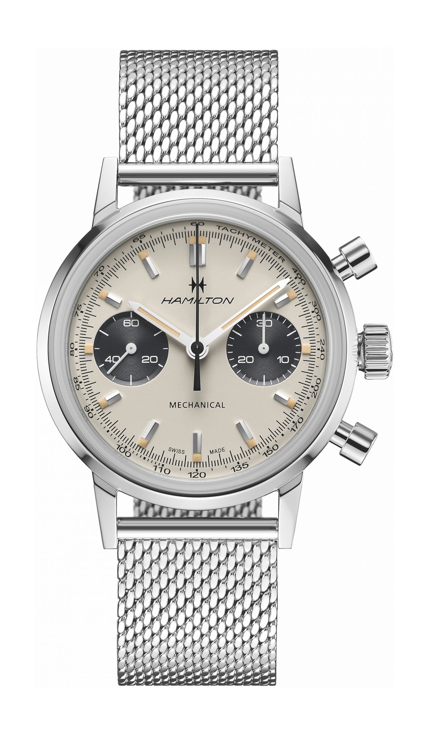 Hamilton American Classic Intra-Matic Chronograph H luxury timepiece - detailed view