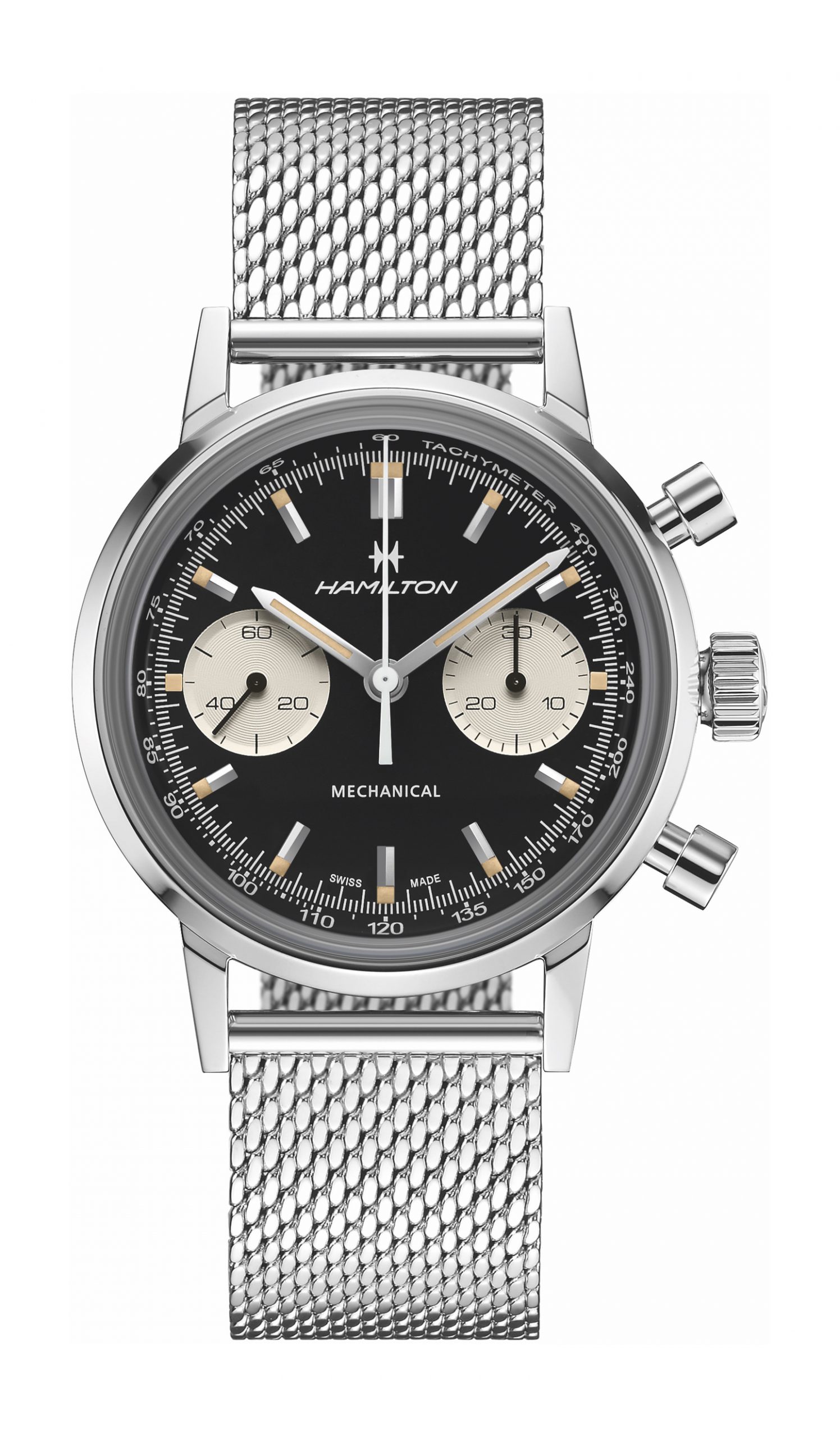 Hamilton American Classic Intra-Matic Chronograph H luxury timepiece - detailed view