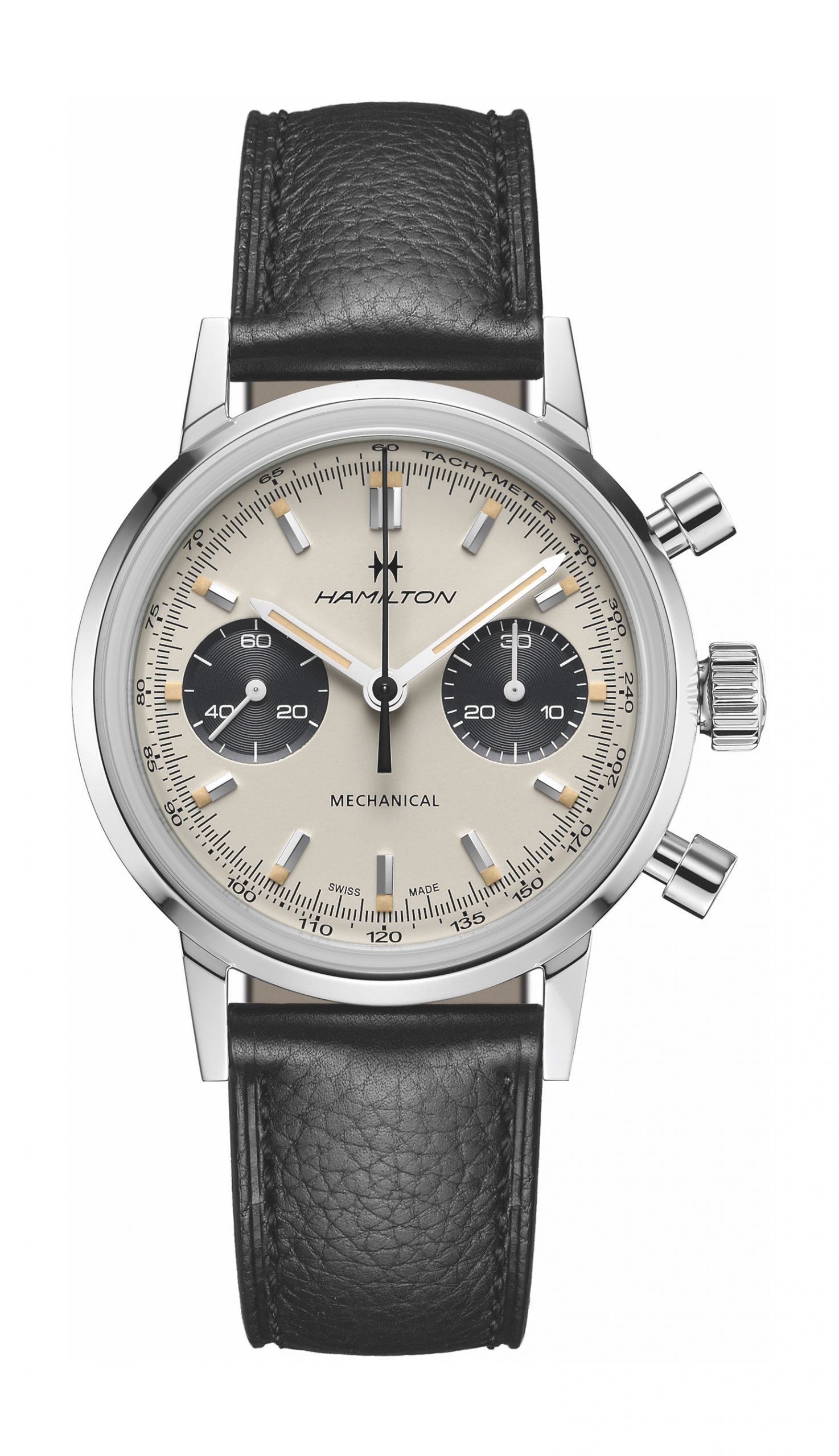 Hamilton American Classic Intra-Matic Chronograph H luxury timepiece - detailed view
