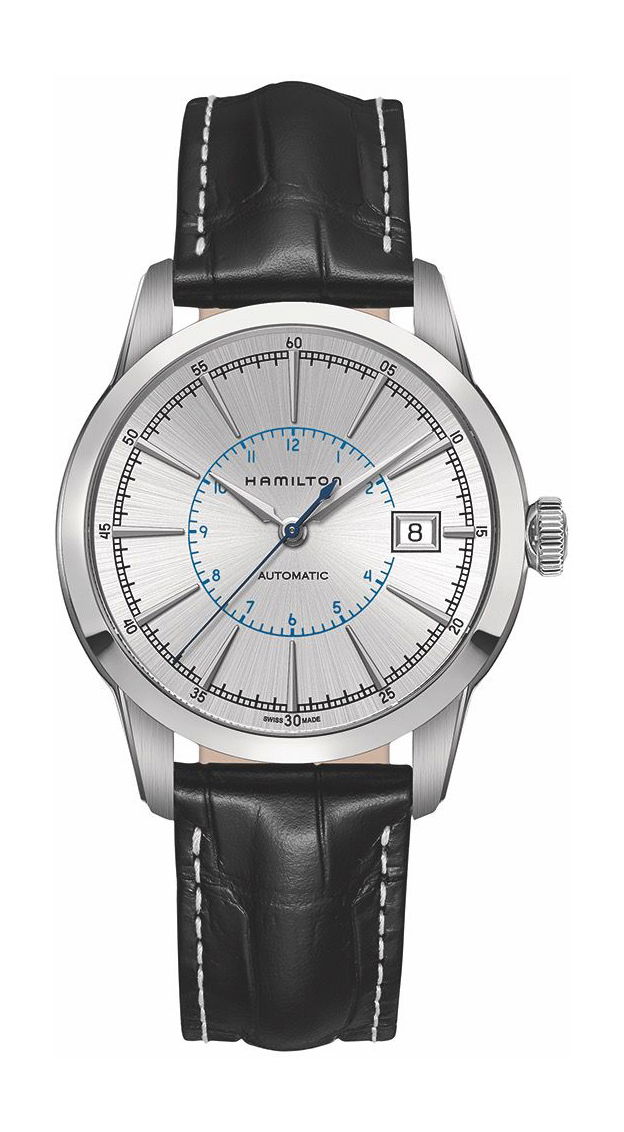 Hamilton American Classic Railroad luxury timepiece - detailed view