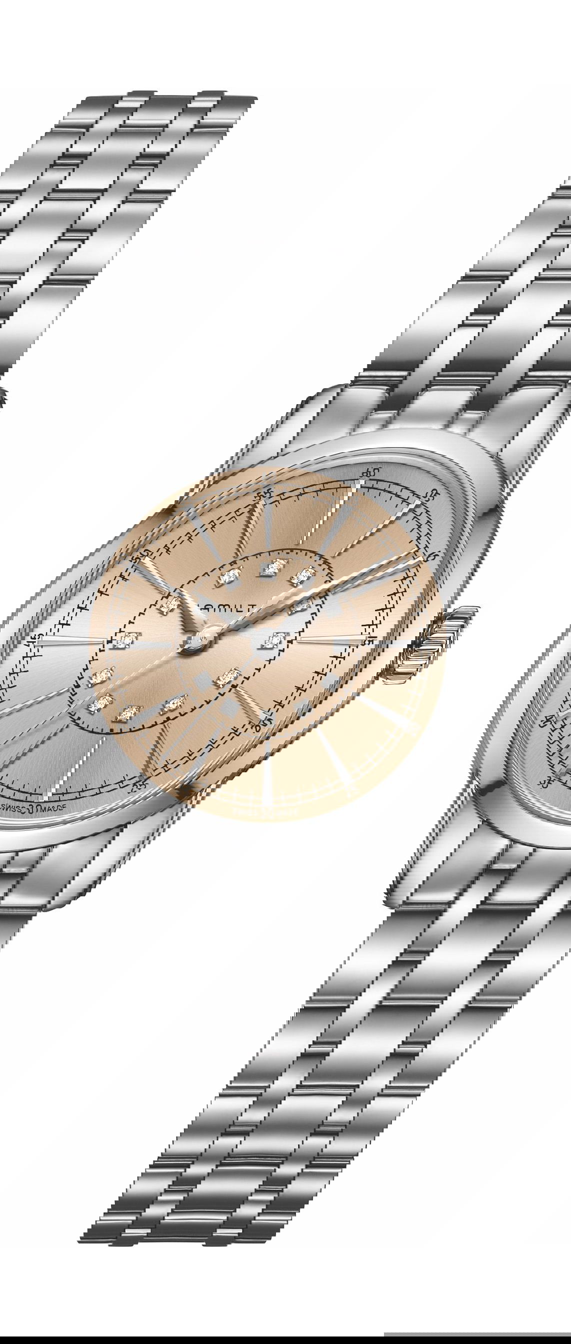 Hamilton American Classic Railroad Lady Quartz luxury timepiece - detailed view