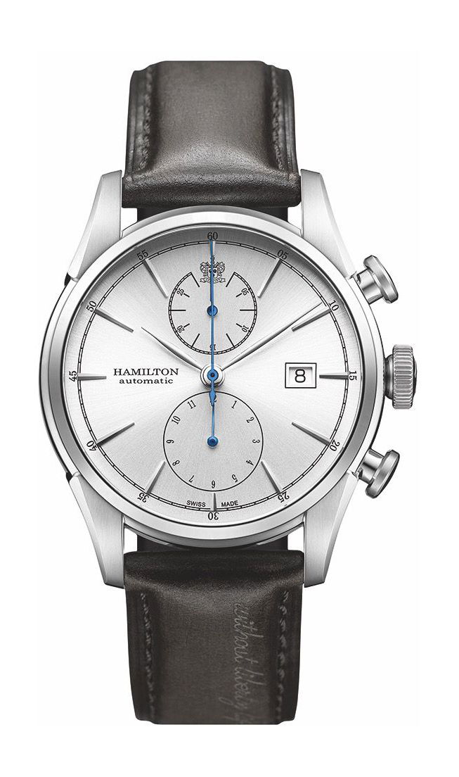 Hamilton American Classic Spirit Liberty Auto Chrono luxury timepiece - detailed view