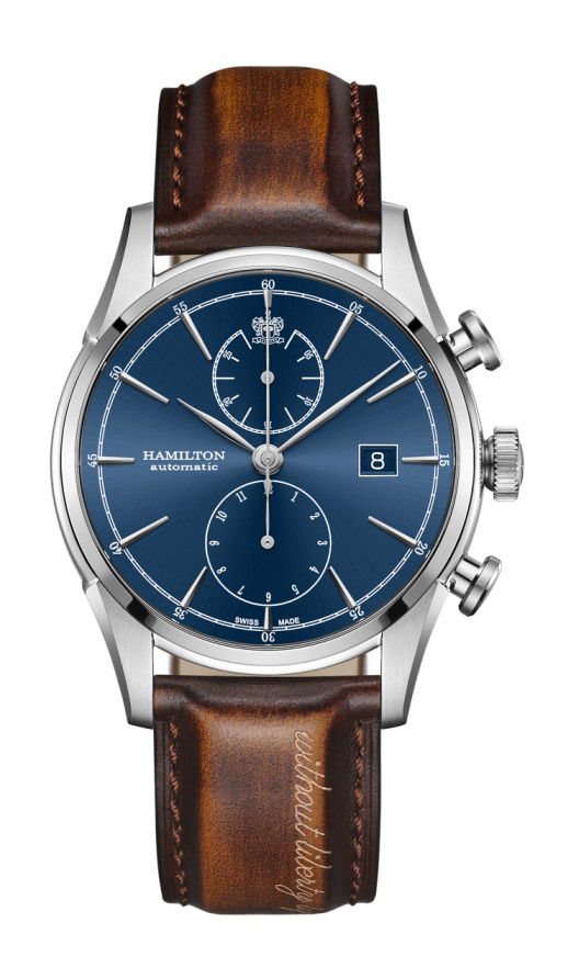 Hamilton American Classic Spirit of Liberty Auto Chrono luxury timepiece - detailed view