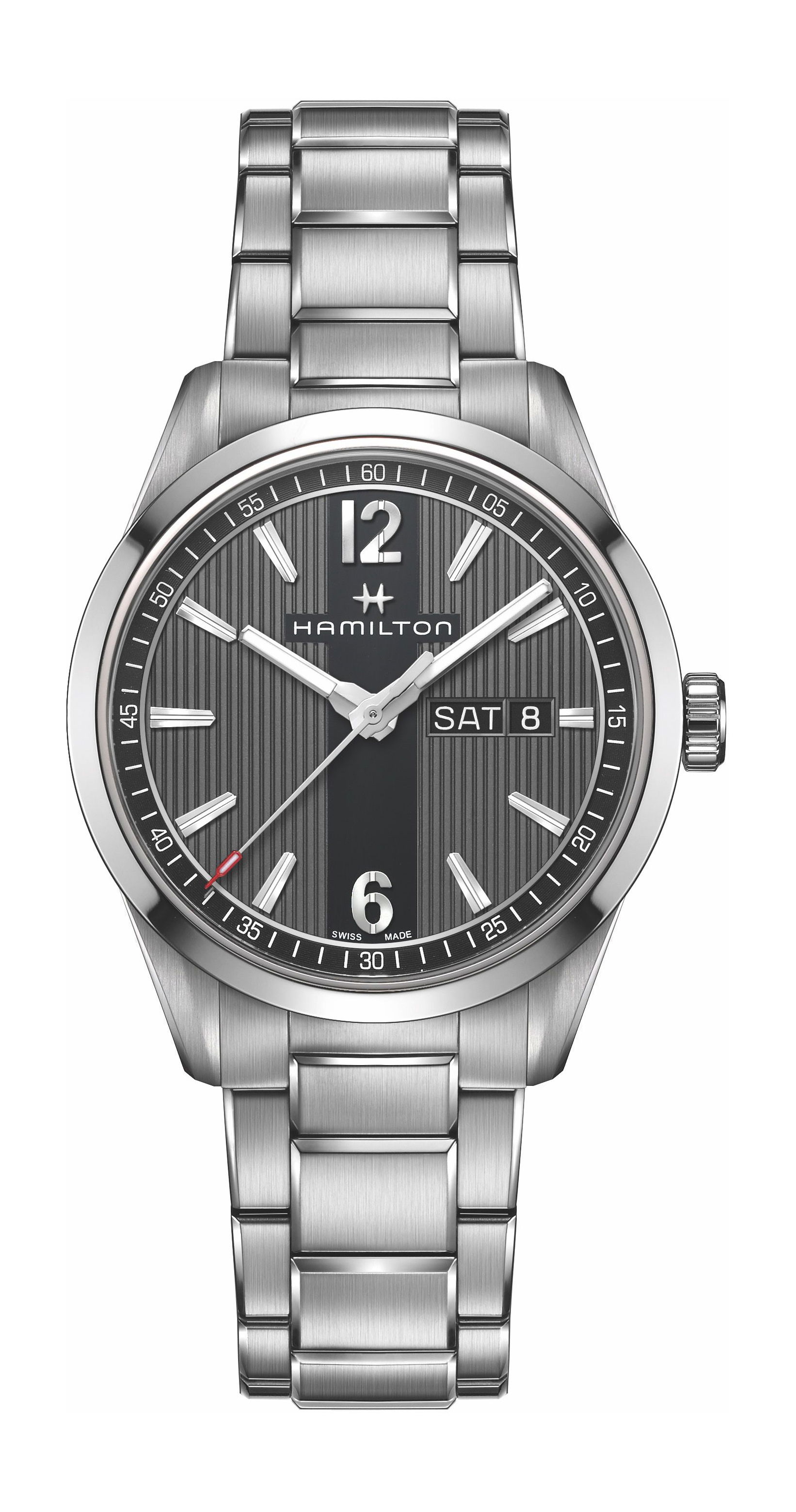 Hamilton Broadway Day Date Quartz luxury timepiece - detailed view