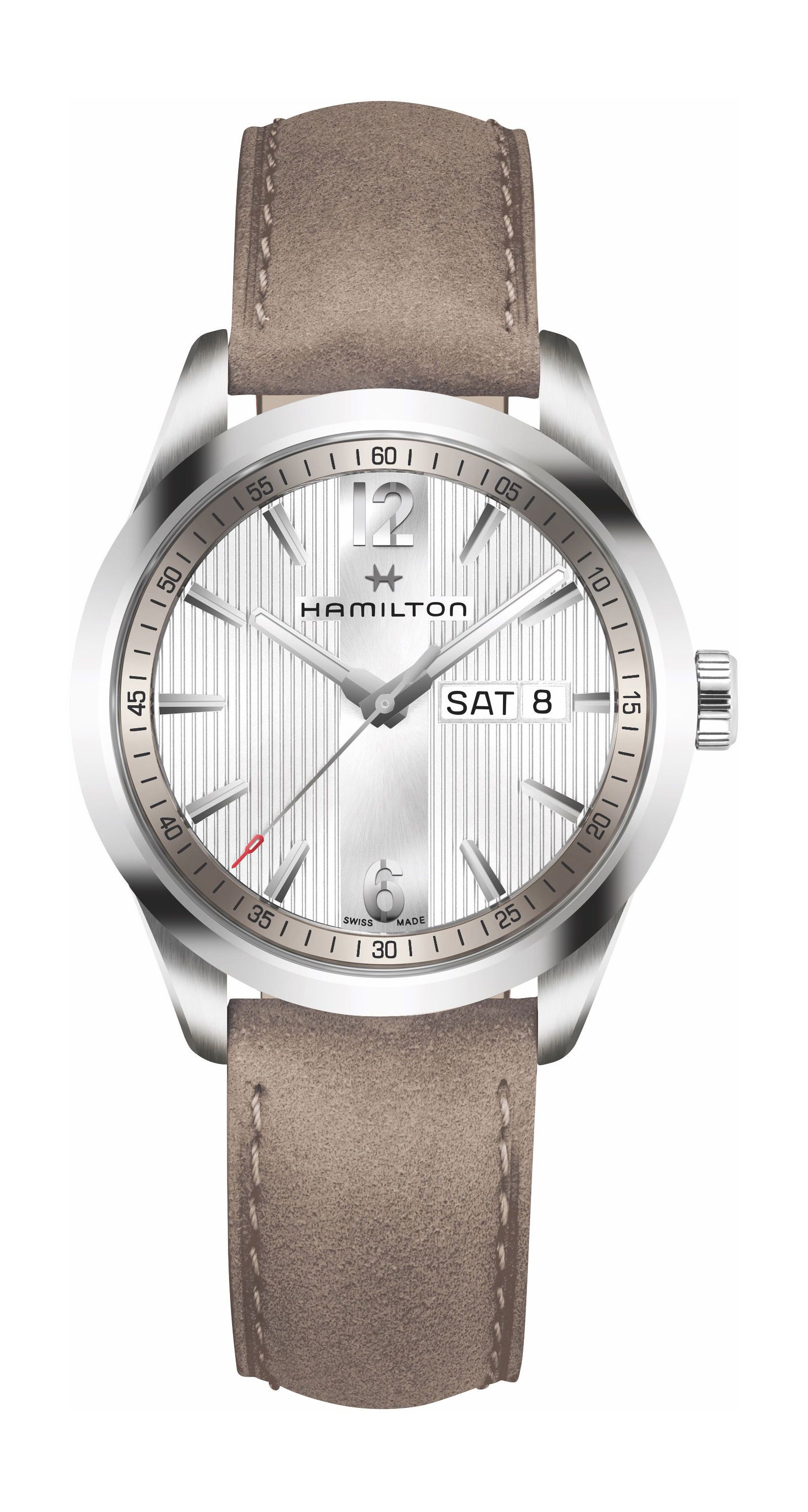 Hamilton Broadway Day Date Quartz luxury timepiece - detailed view