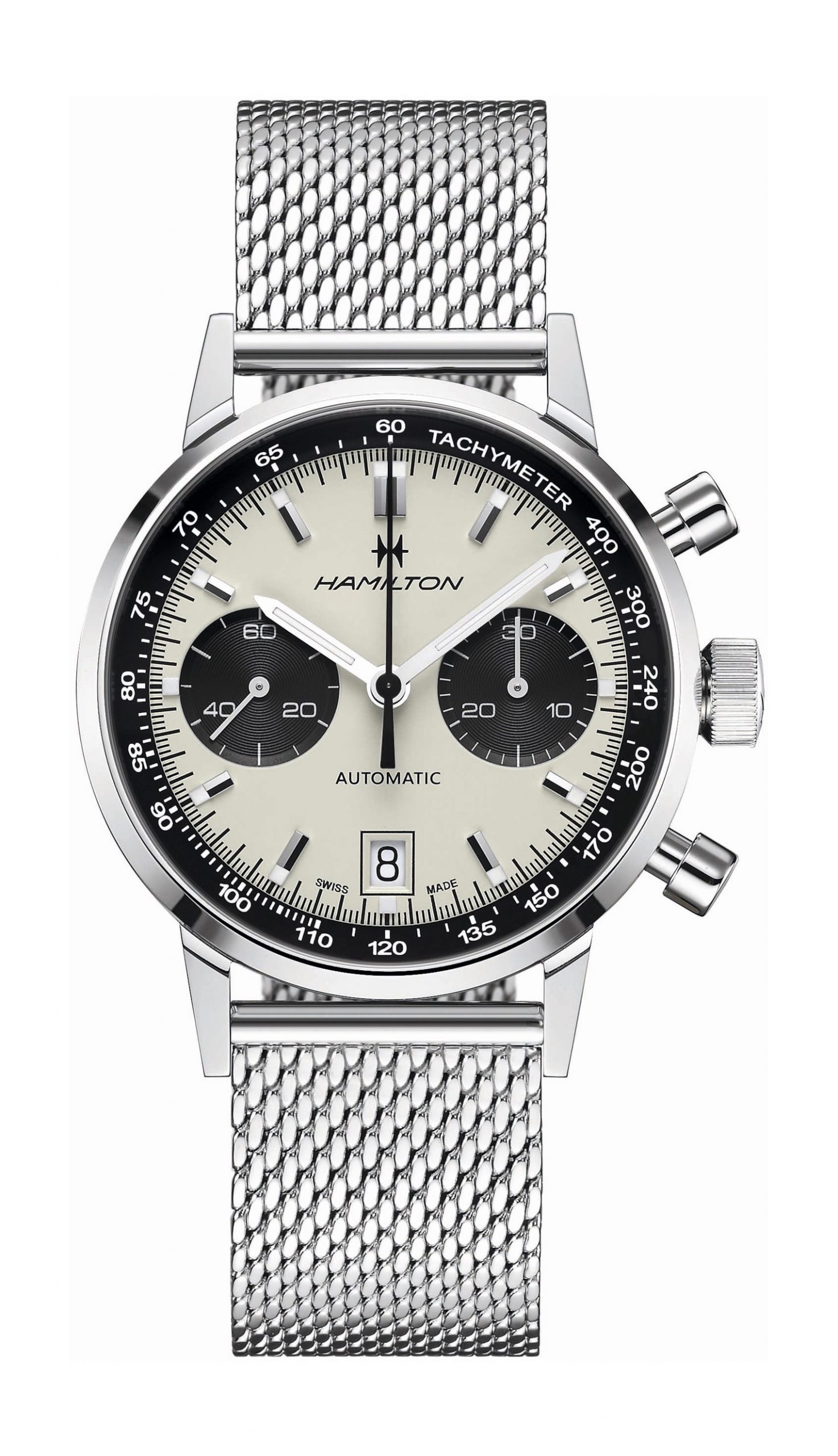 Hamilton American Classic Intra-Matic Automatic Chronograph luxury timepiece - detailed view