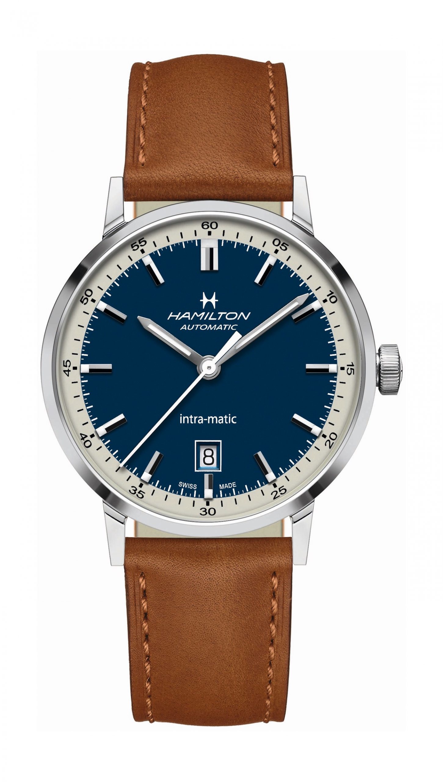 Hamilton American Classic Intra-Matic Automatic luxury timepiece - detailed view