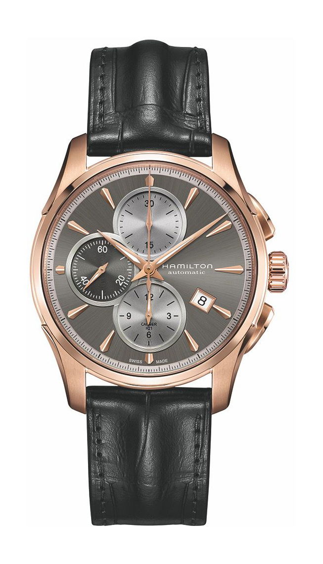 Hamilton Jazzmaster Auto Chrono luxury timepiece - detailed view