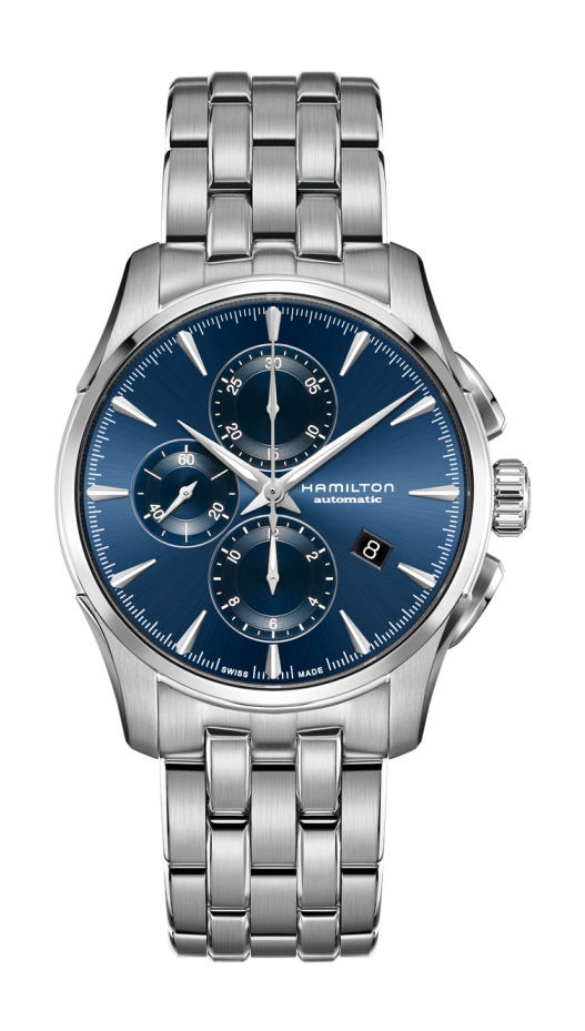 Hamilton Jazzmaster Auto Chrono luxury timepiece - detailed view