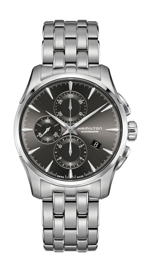 Hamilton Jazzmaster Auto Chrono luxury timepiece - detailed view