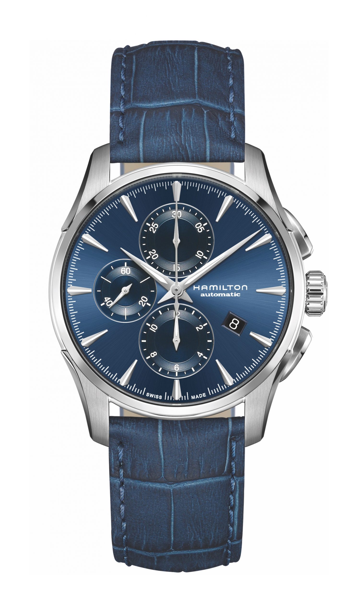 Hamilton Jazzmaster Auto Chrono luxury timepiece - detailed view