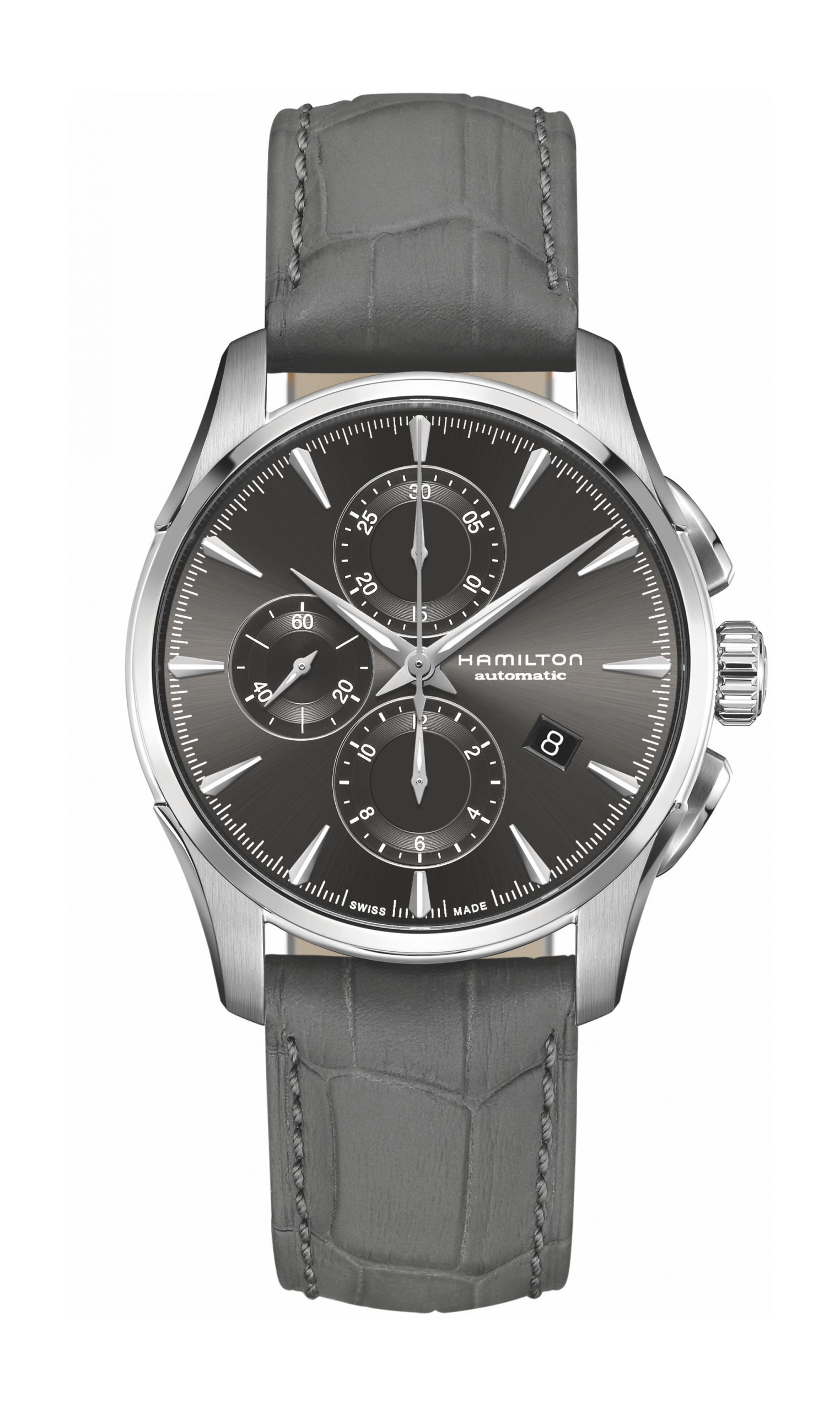 Hamilton Jazzmaster Auto Chrono luxury timepiece - detailed view