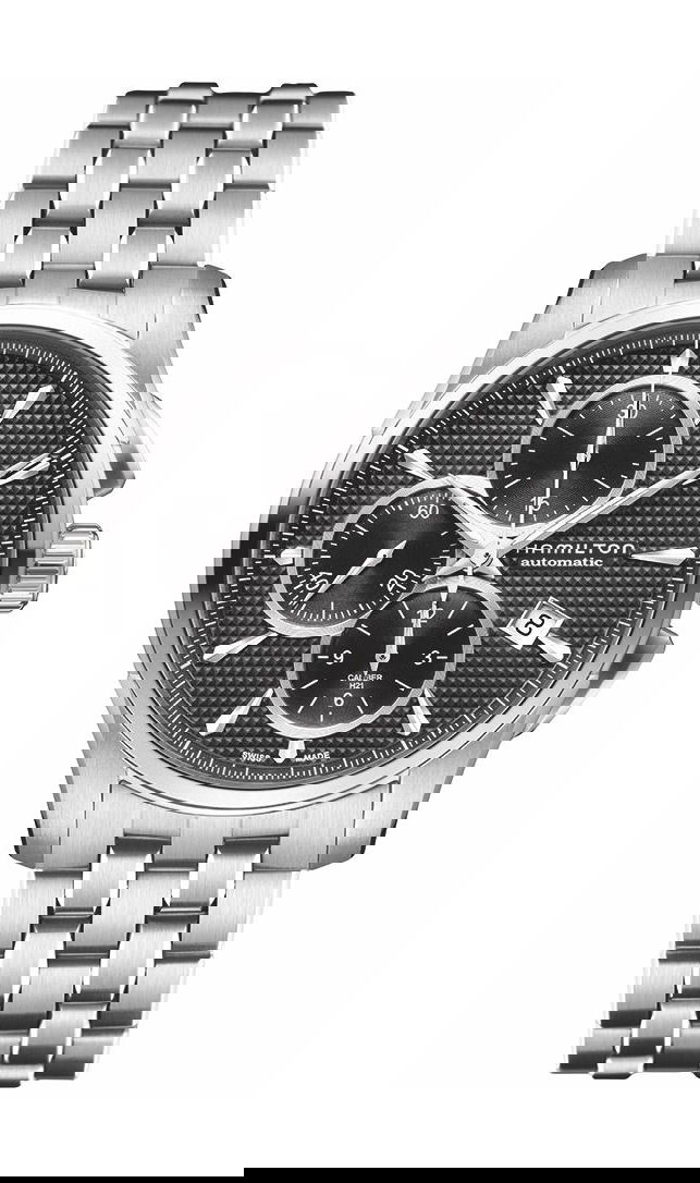Hamilton Jazzmaster Auto Chrono luxury timepiece - detailed view
