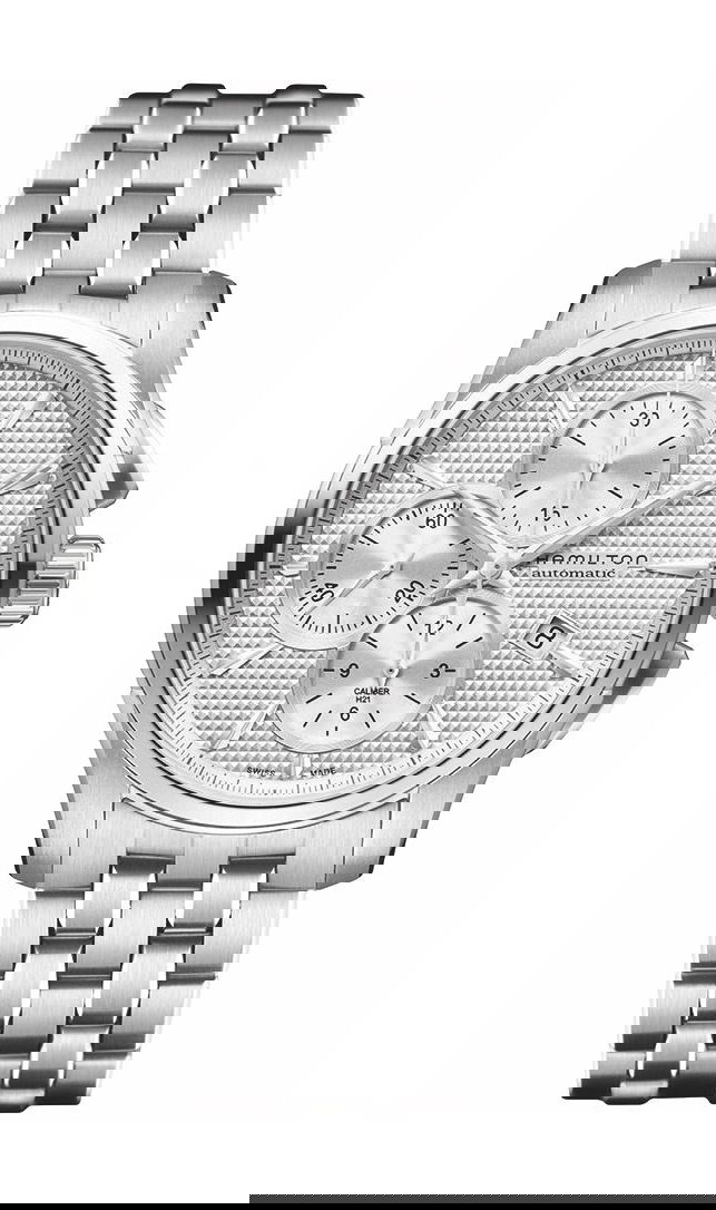 Hamilton Jazzmaster Auto Chrono luxury timepiece - detailed view