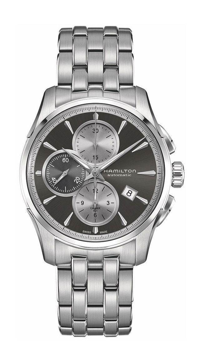 Hamilton Jazzmaster Auto Chrono luxury timepiece - detailed view