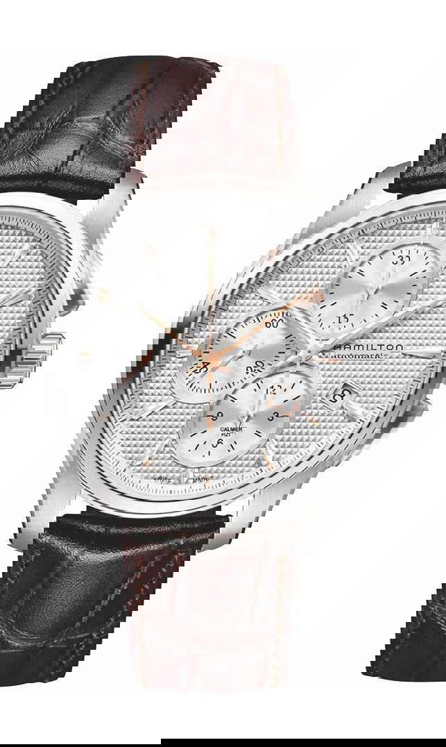Hamilton Jazzmaster Auto Chrono luxury timepiece - detailed view