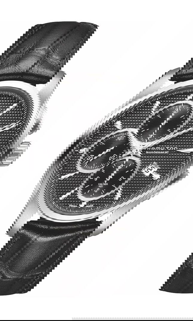 Hamilton Jazzmaster Auto Chrono luxury timepiece - detailed view
