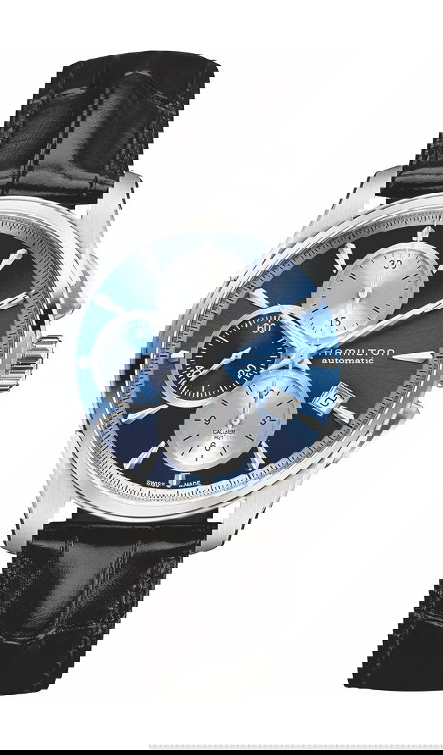 Hamilton Jazzmaster Auto Chrono luxury timepiece - detailed view