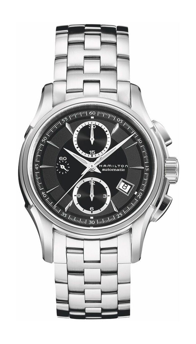 Hamilton Jazzmaster Auto Chrono luxury timepiece - detailed view