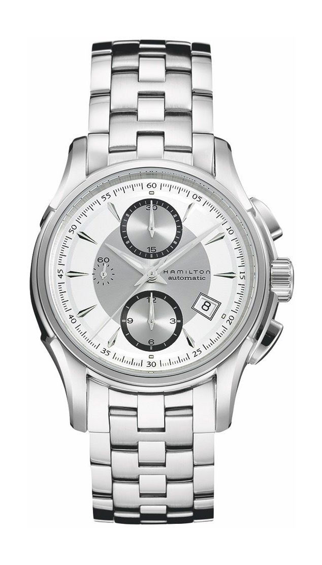 Hamilton Jazzmaster Auto Chrono luxury timepiece - detailed view