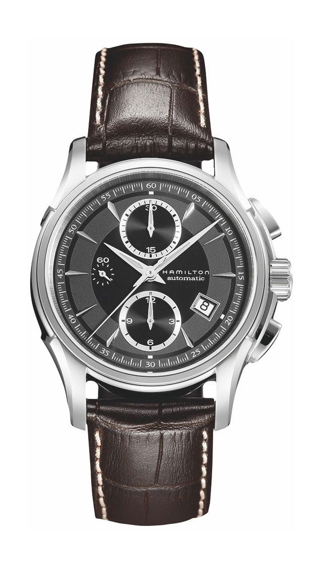 Hamilton Jazzmaster Auto Chrono luxury timepiece - detailed view