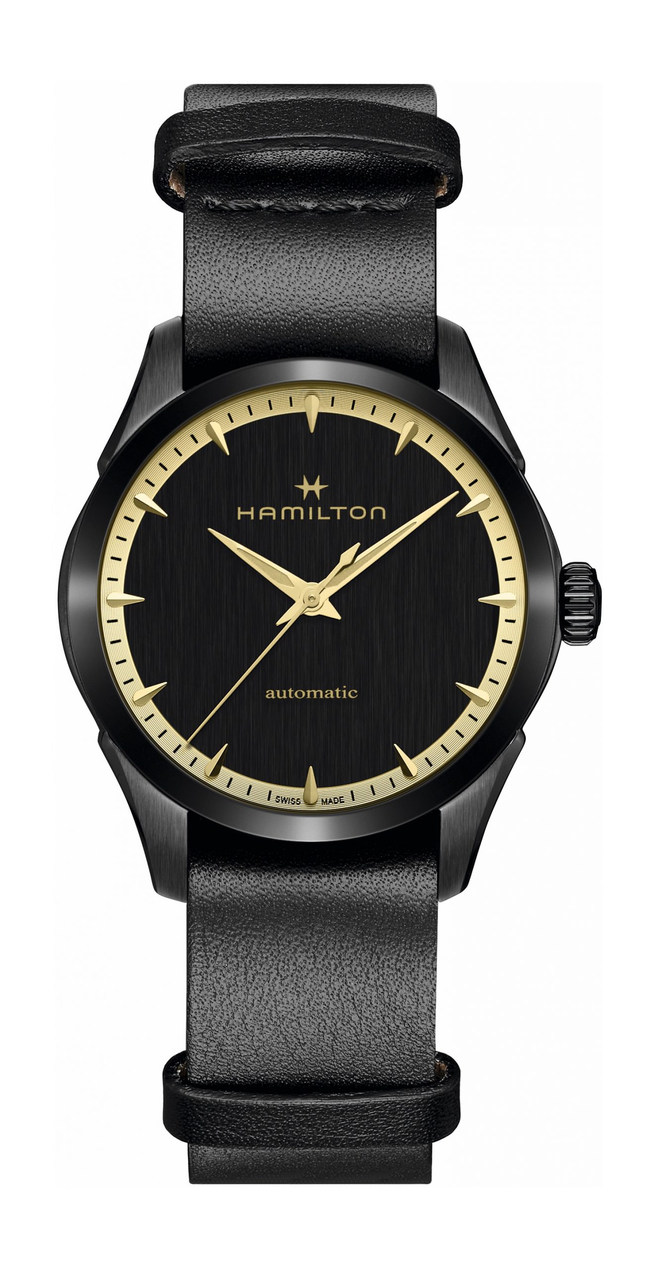 Hamilton Jazzmaster Auto luxury timepiece - detailed view