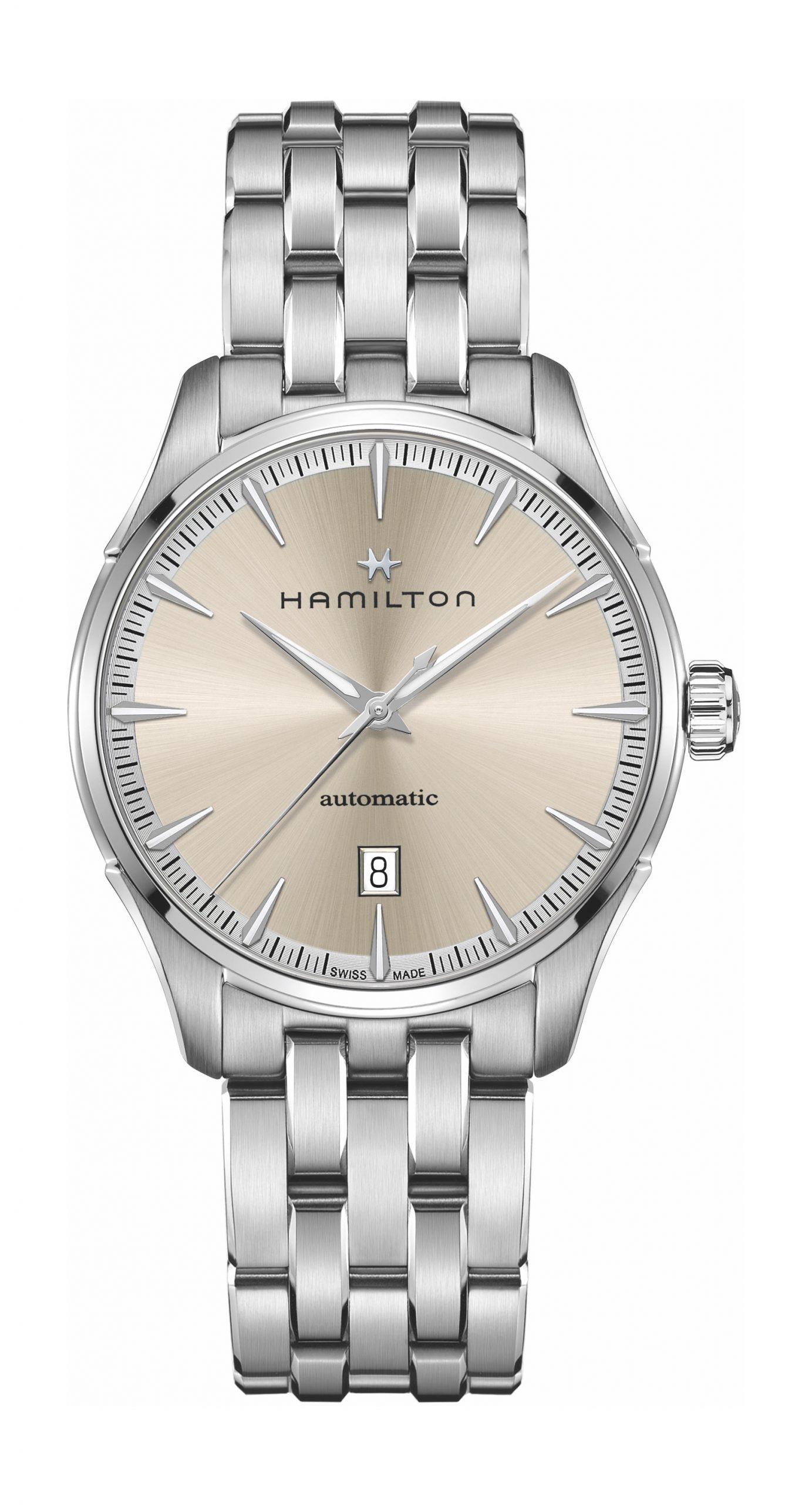 Hamilton Jazzmaster Auto luxury timepiece - detailed view
